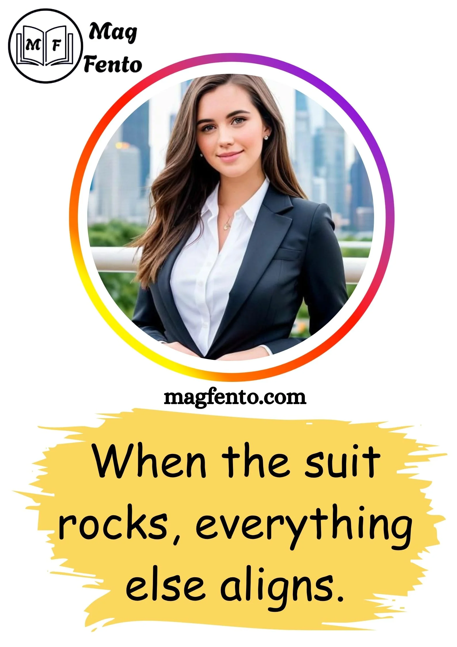 Suit Captions for Instagram