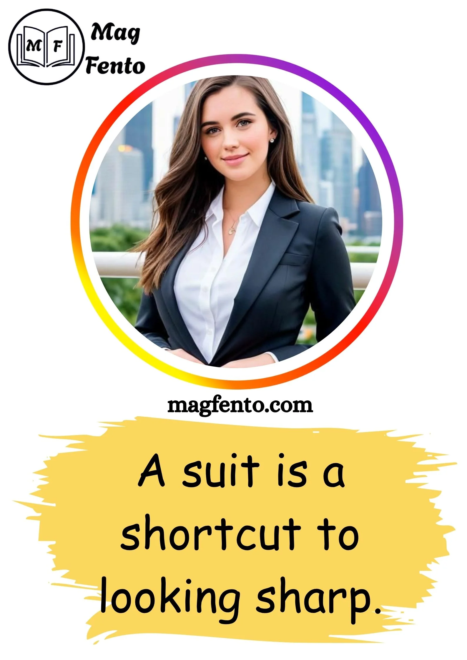 Suit Captions for Instagram