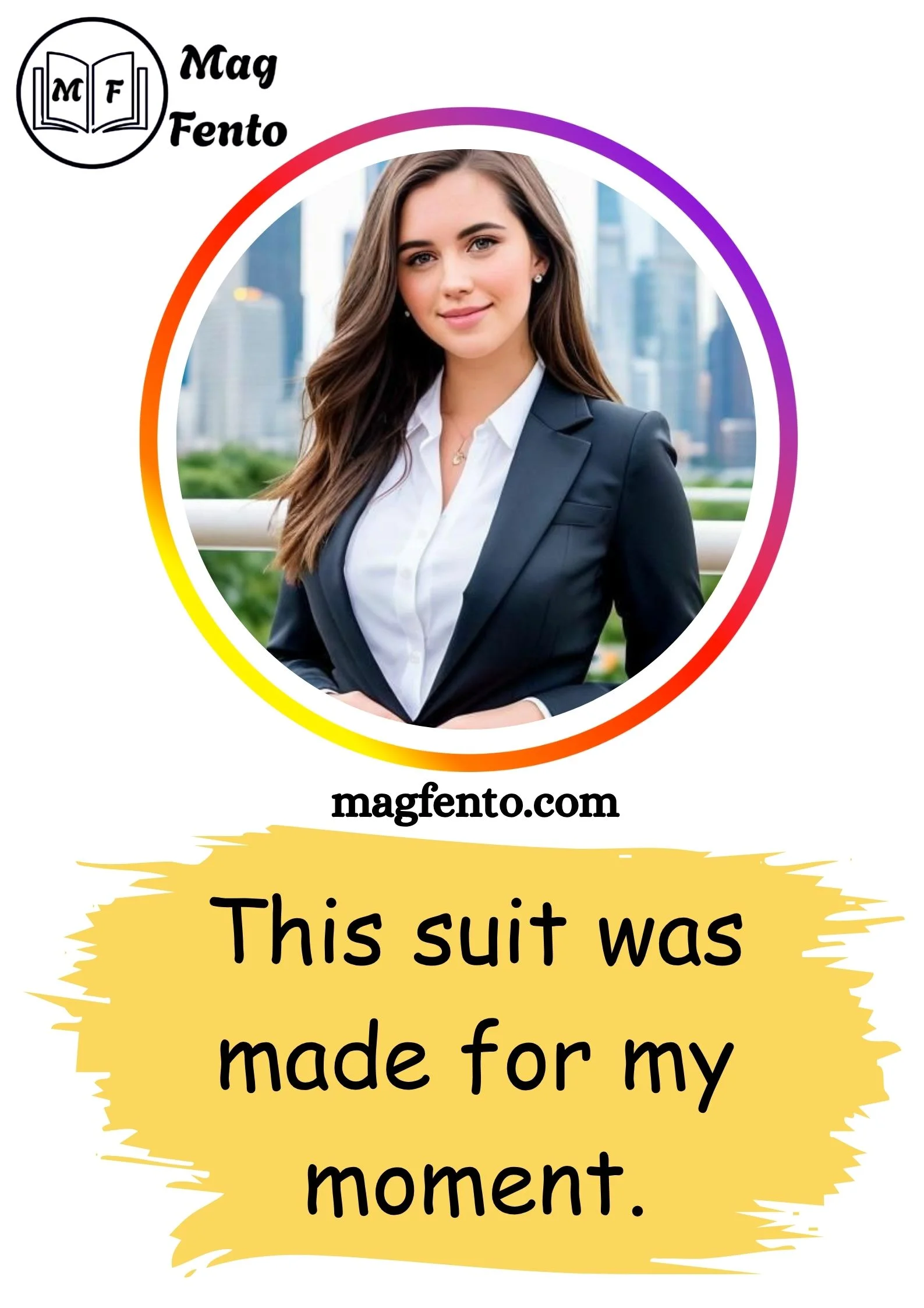 Suit Captions for Instagram