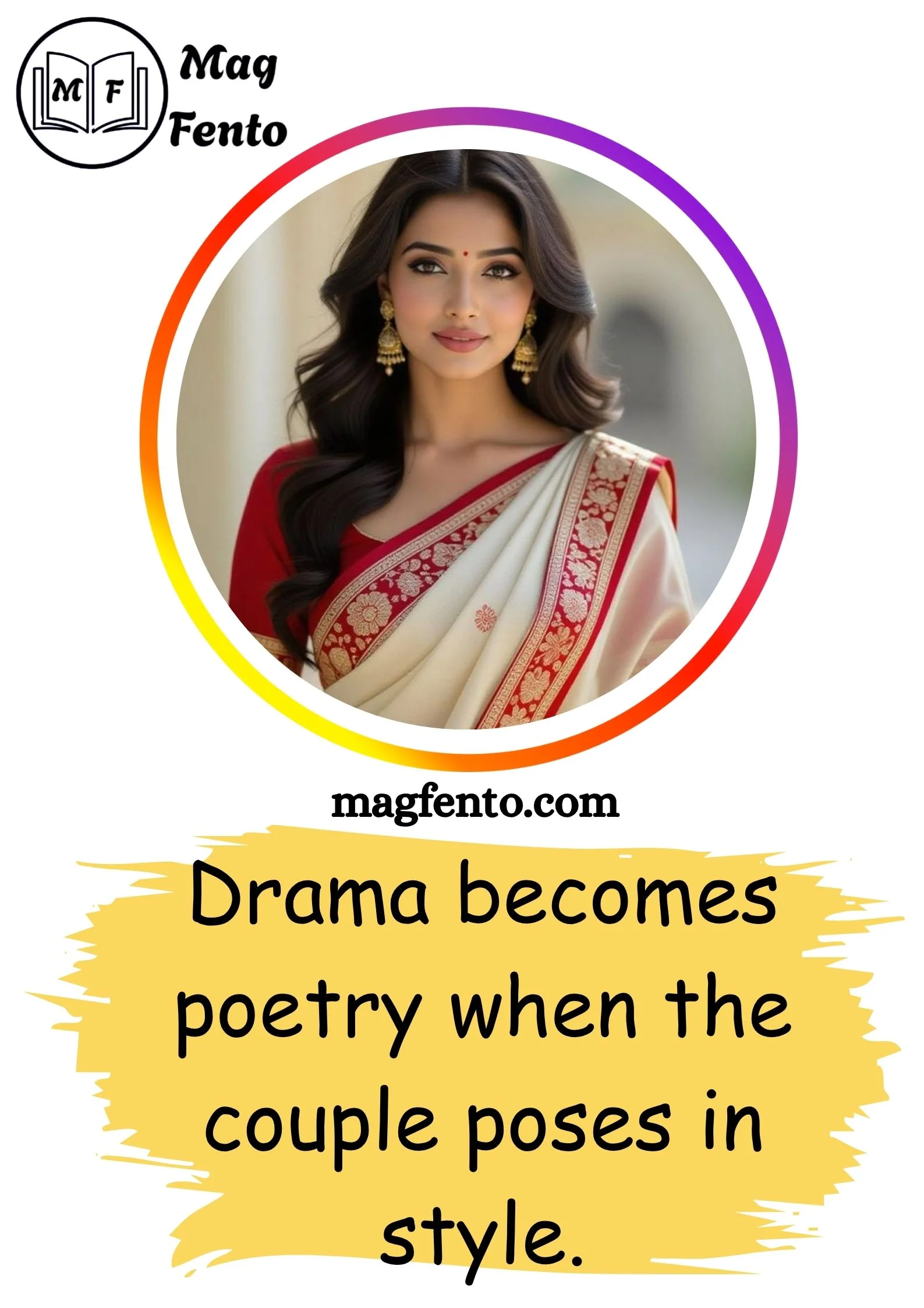 Traditional Saree Poses