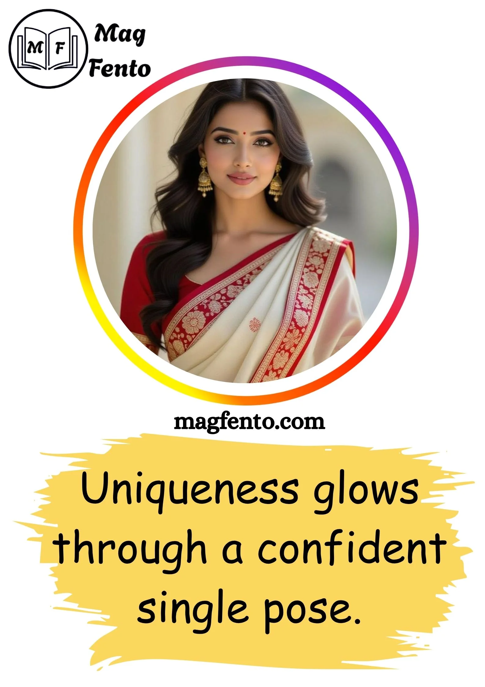 Traditional Saree Poses