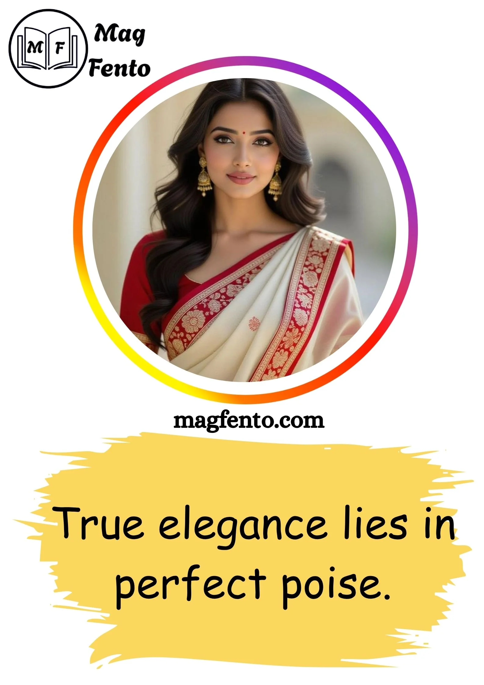 Traditional Saree Poses