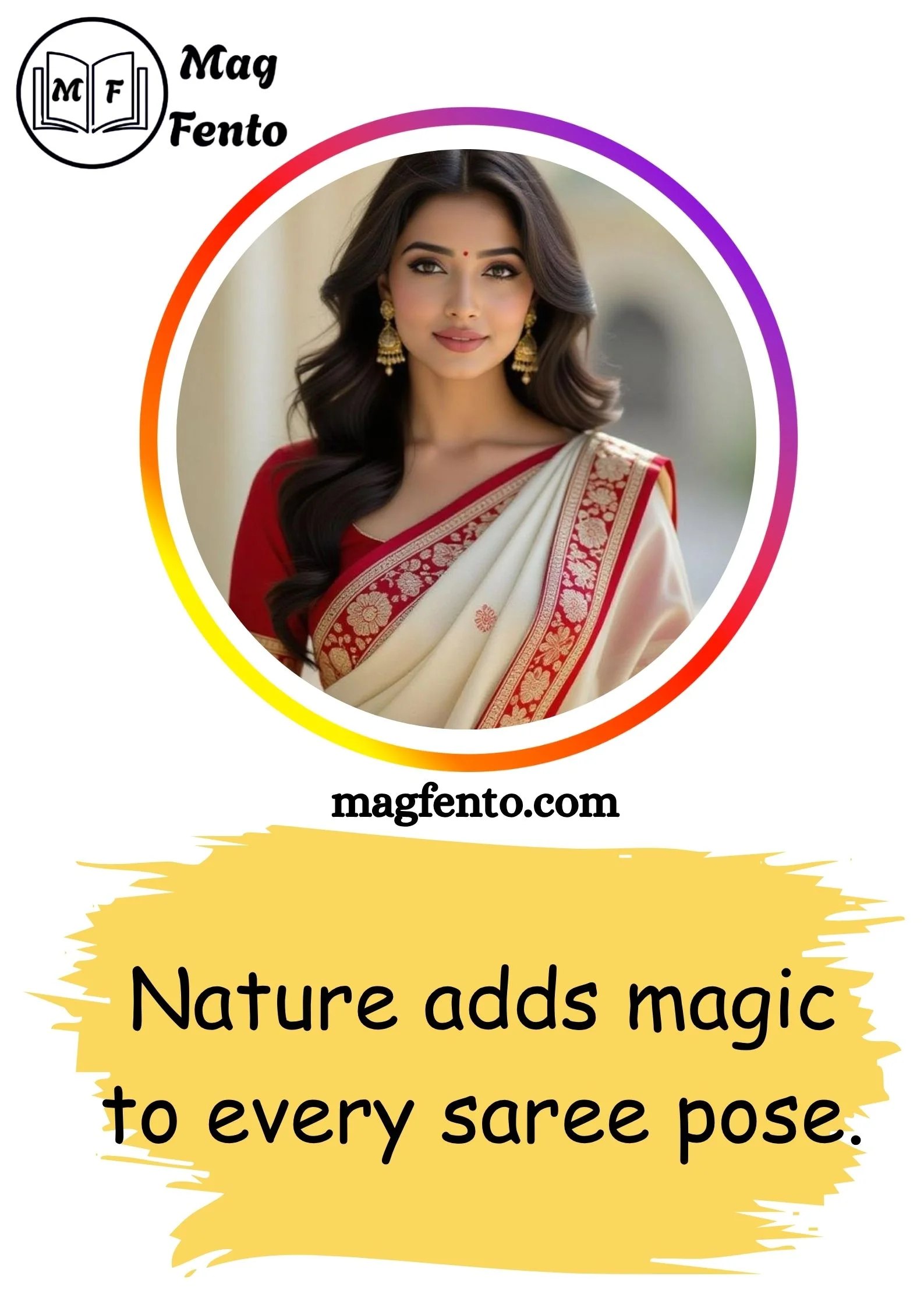 Traditional Saree Poses