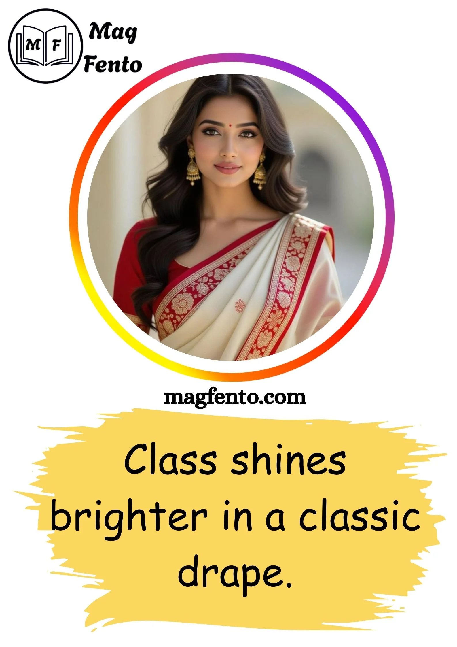 Traditional Saree Poses