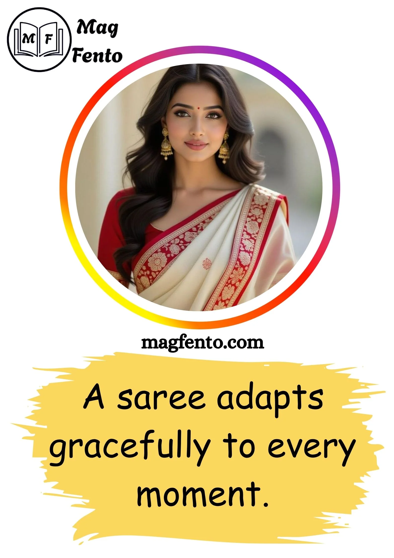 Traditional Saree Poses