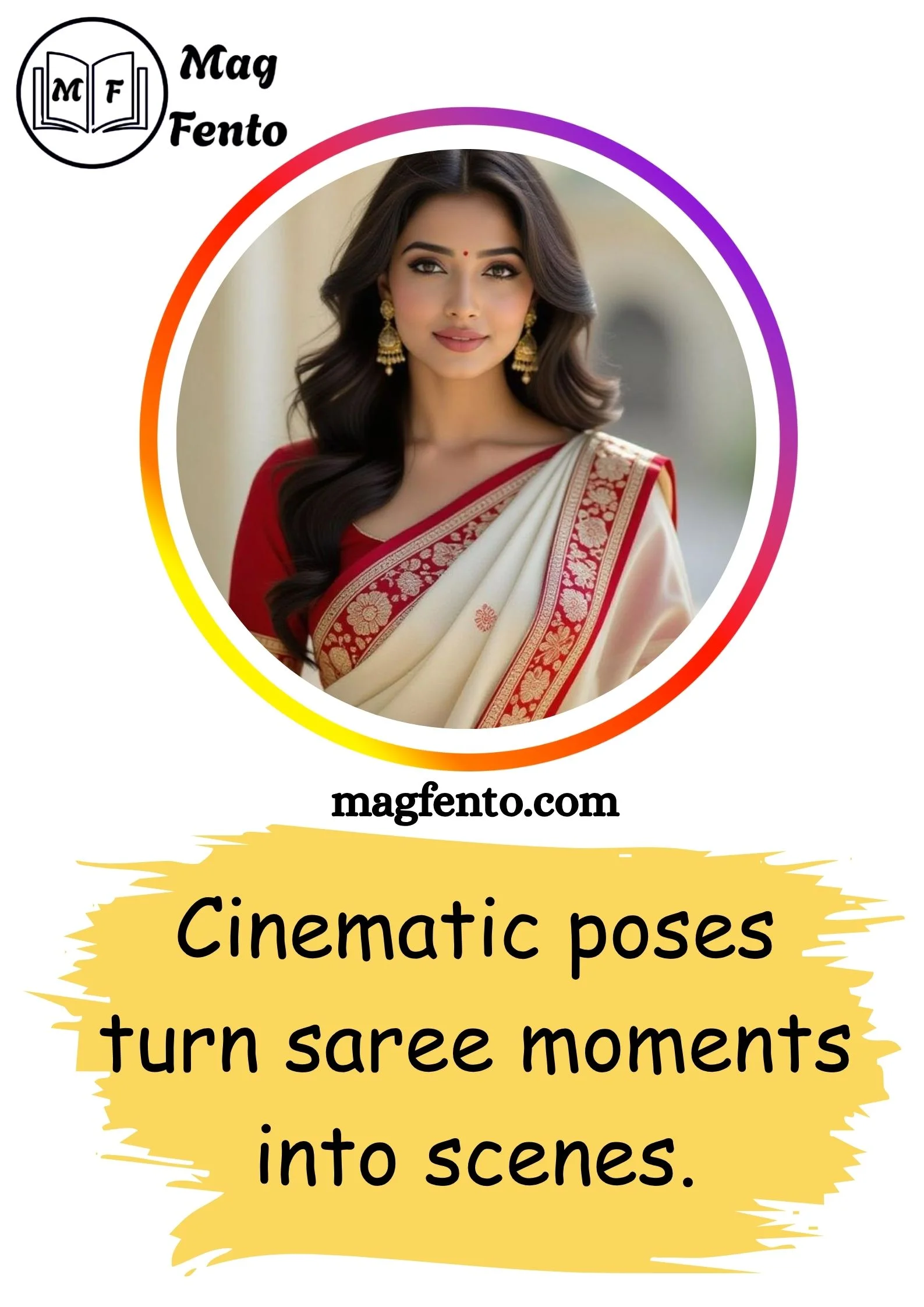 Traditional Saree Poses