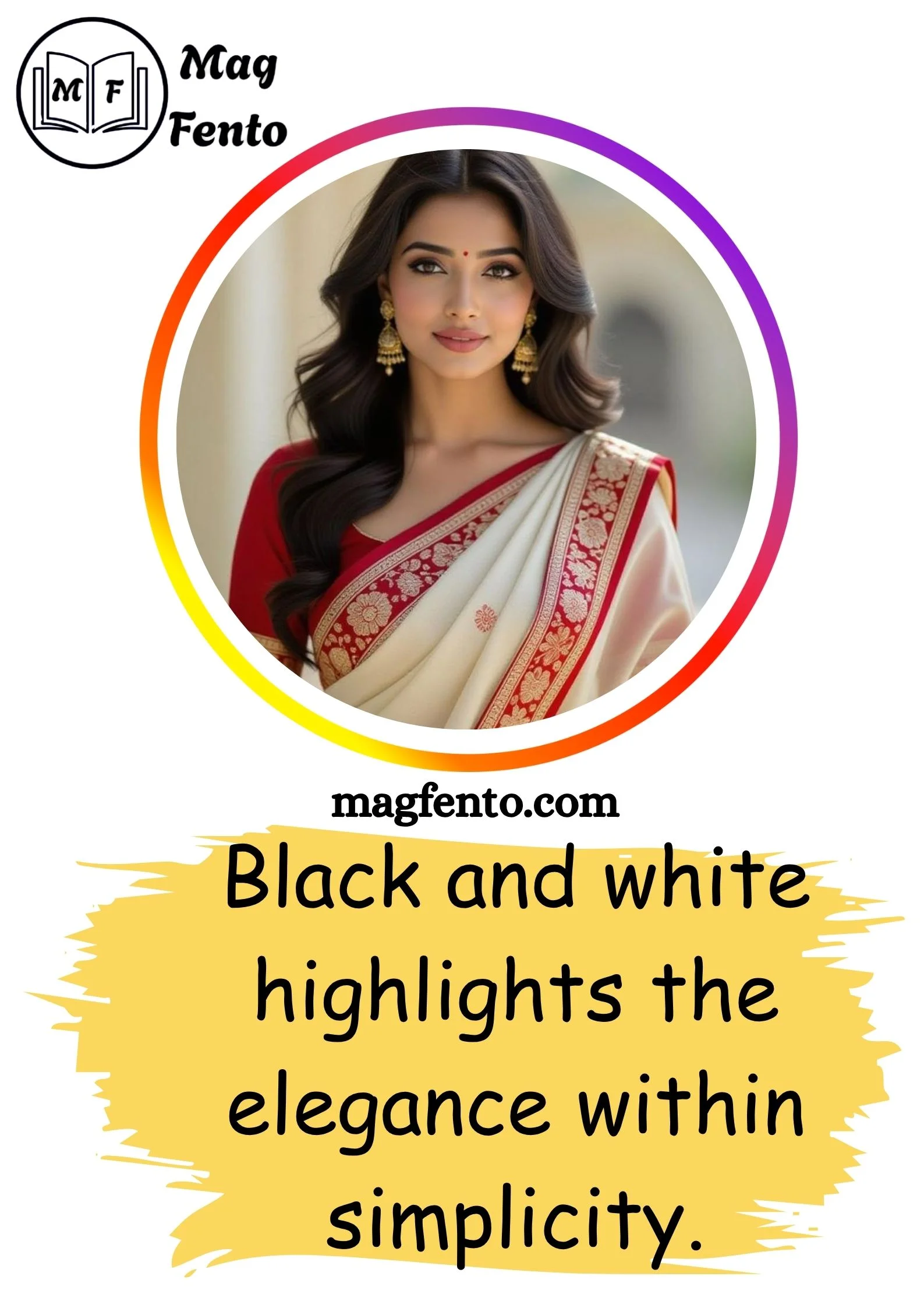 Traditional Saree Poses