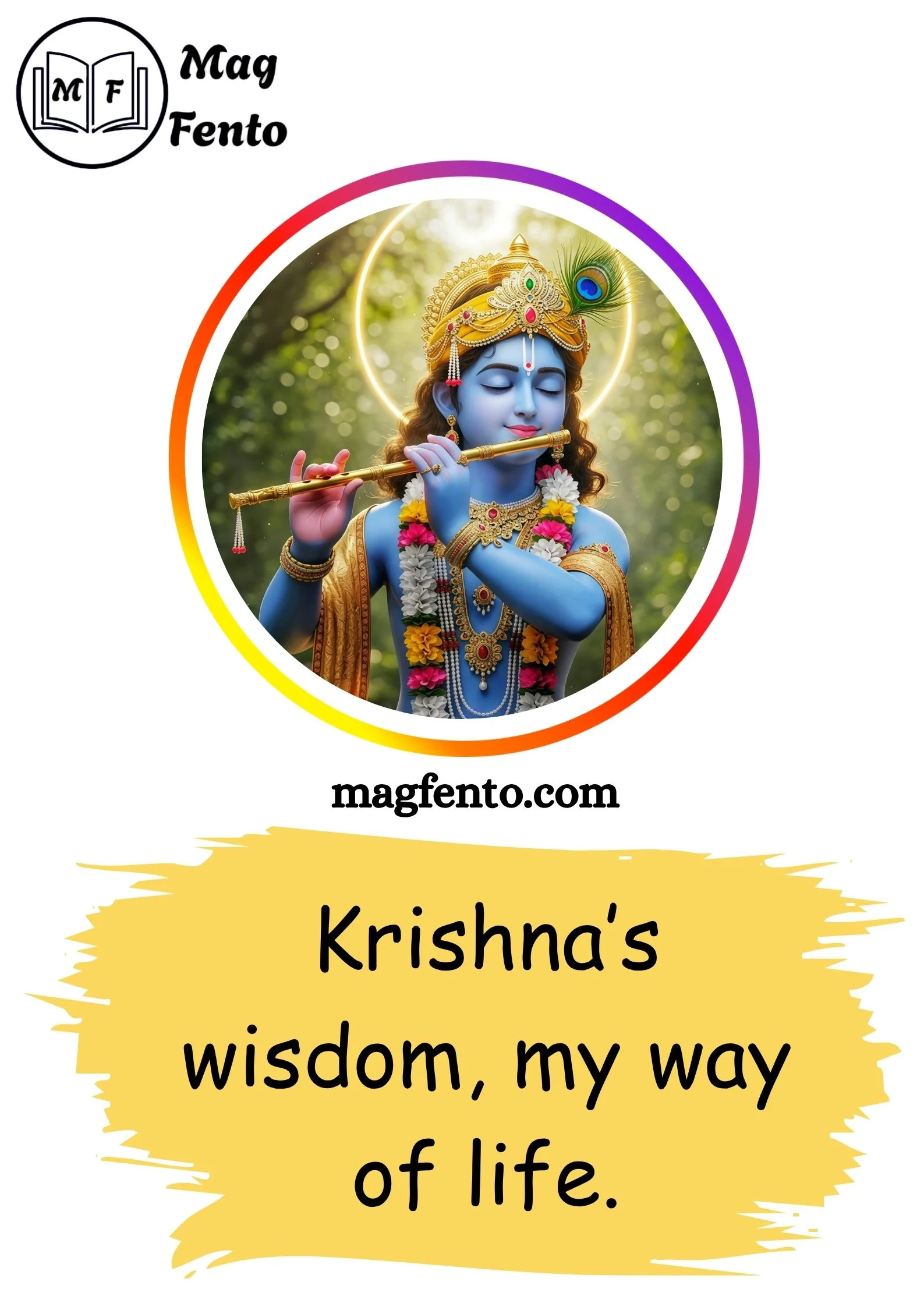 Best Krishna Bio for Instagram