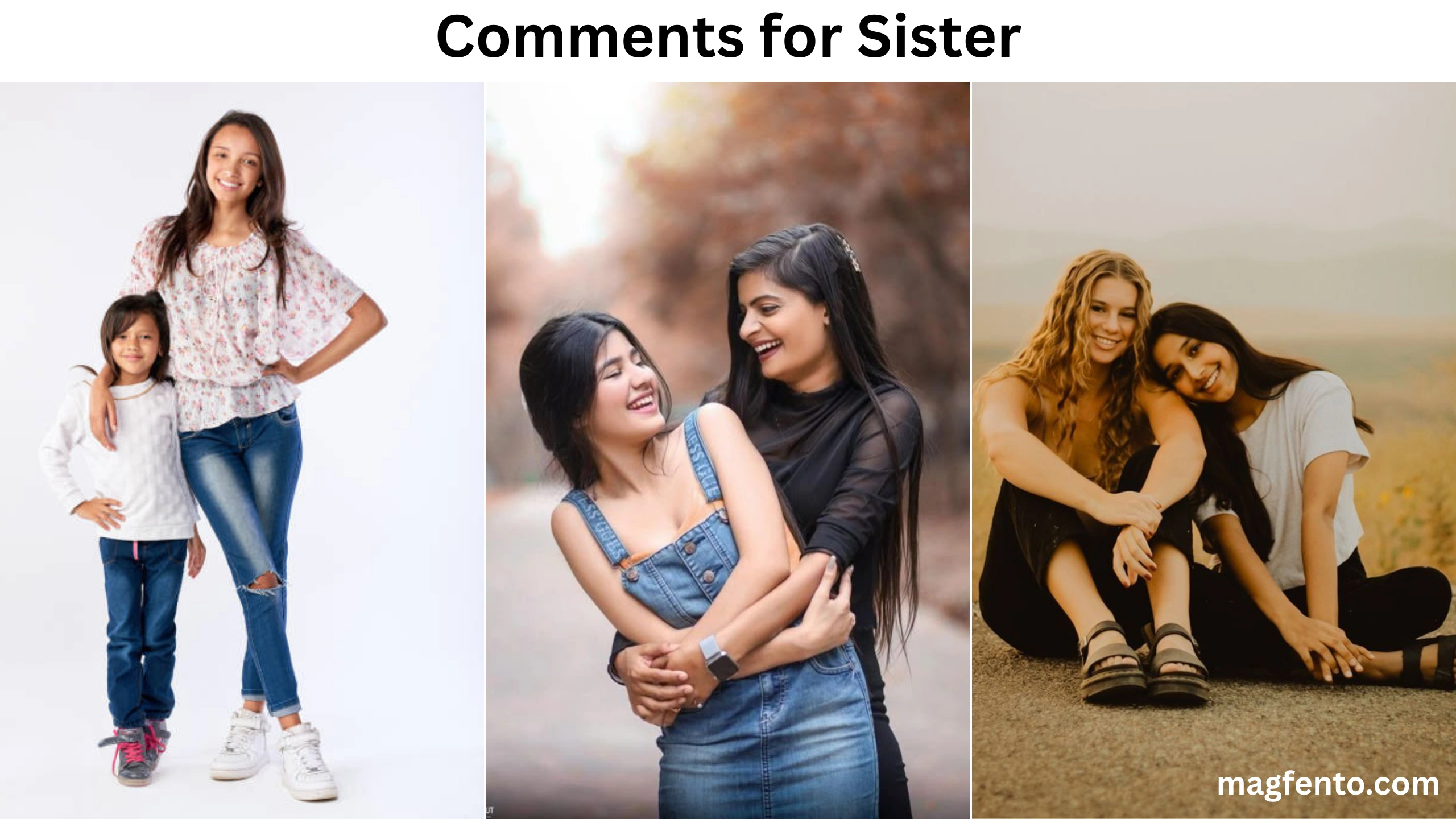 Comments for sister