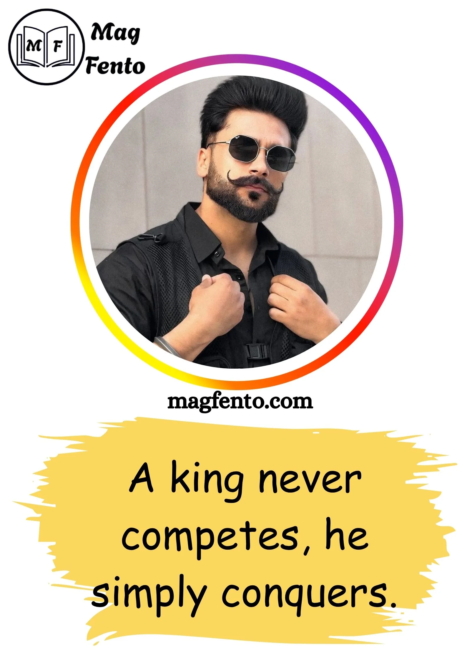 King Boy Attitude Captions