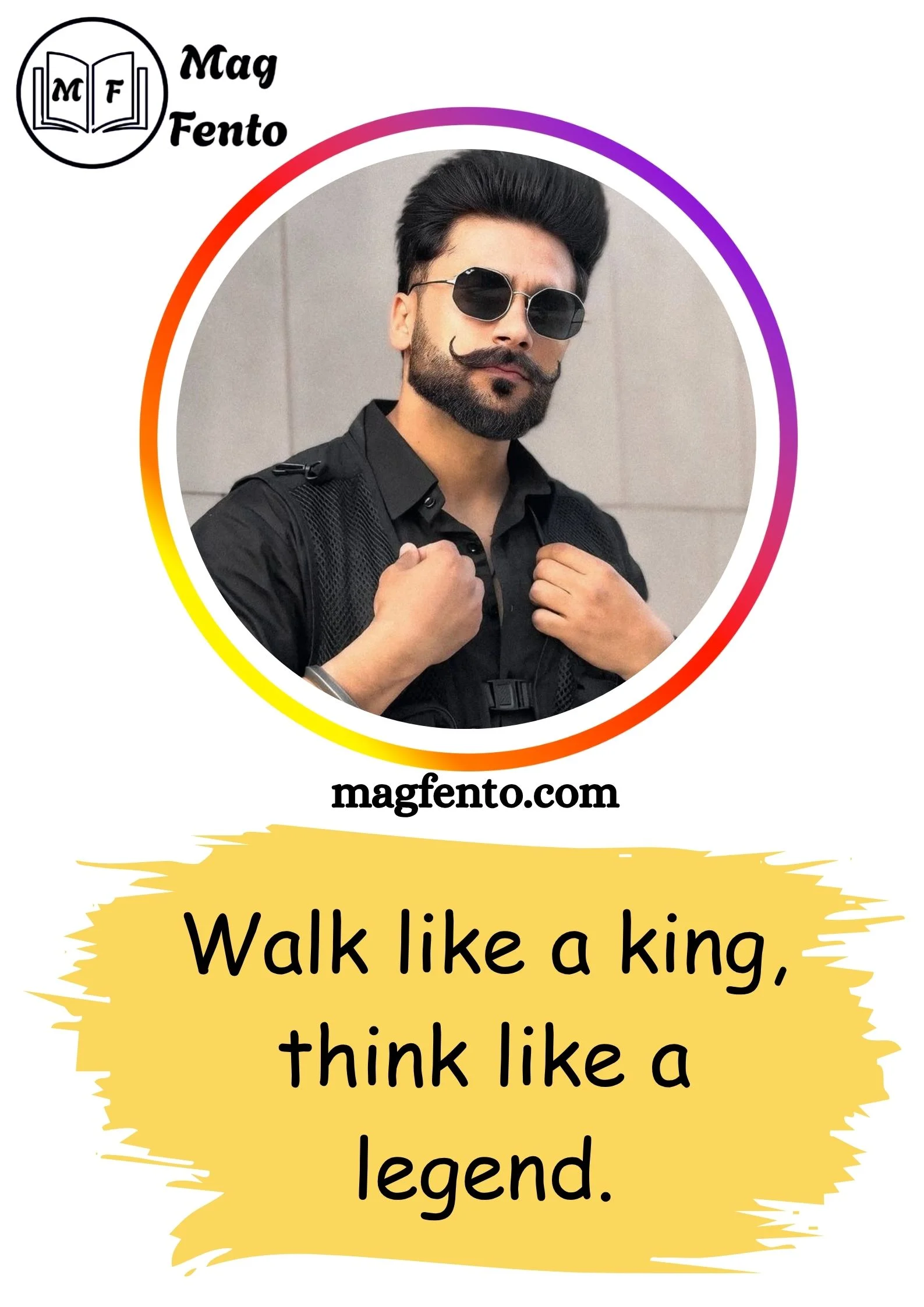 King Boy Attitude Captions