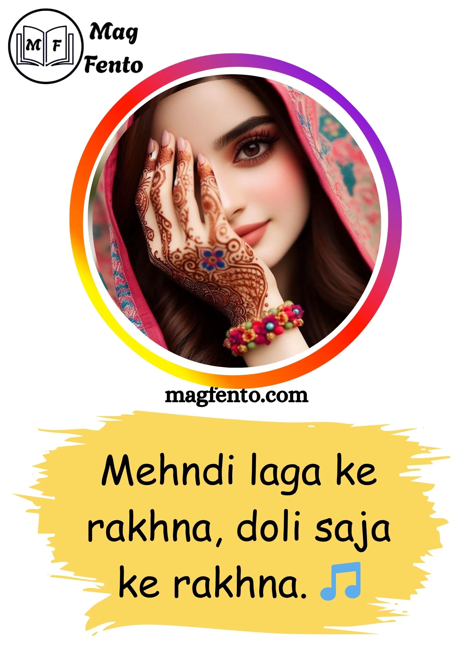 Mehndi Captions for Instagram