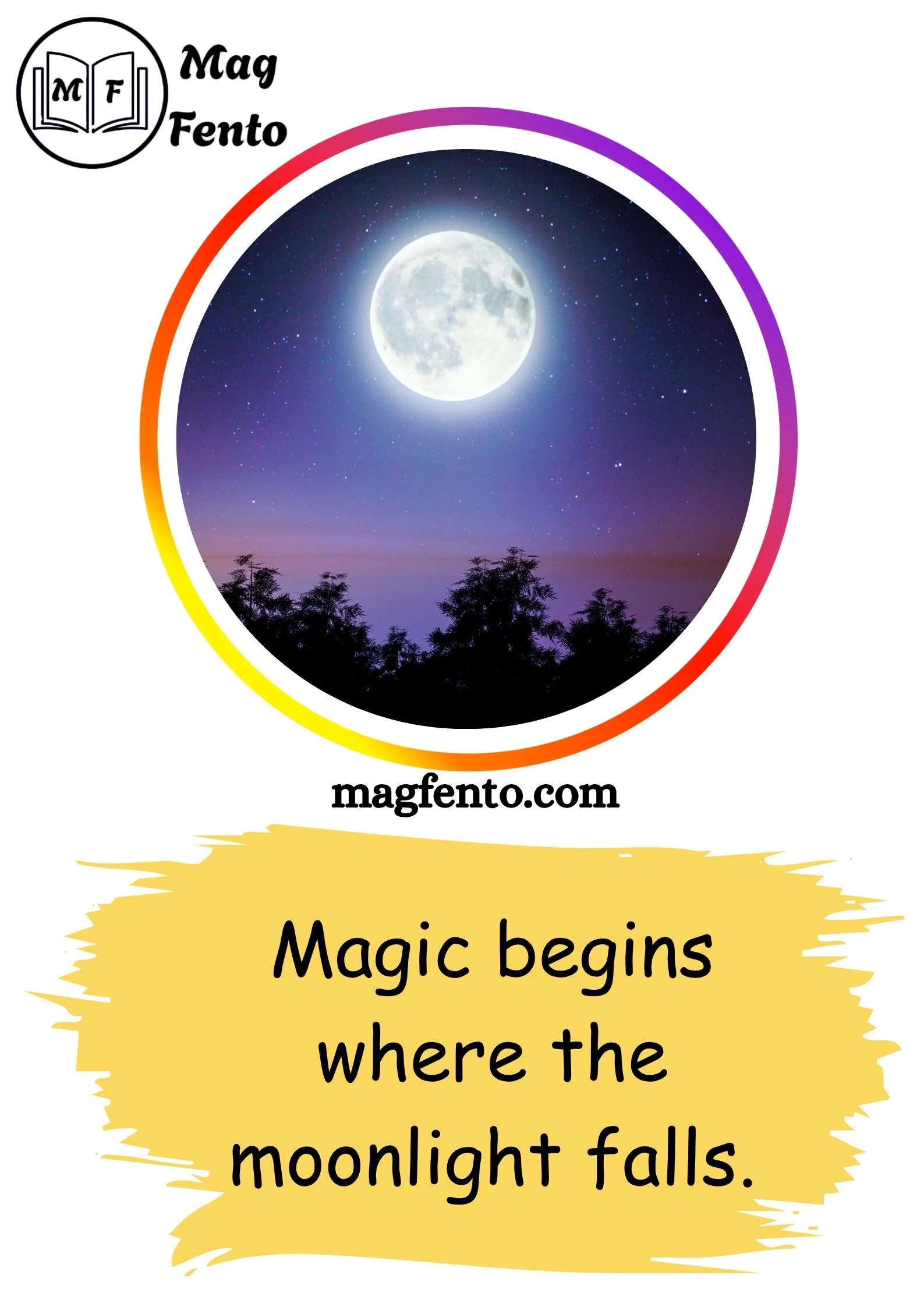 Moon Captions for Instagram