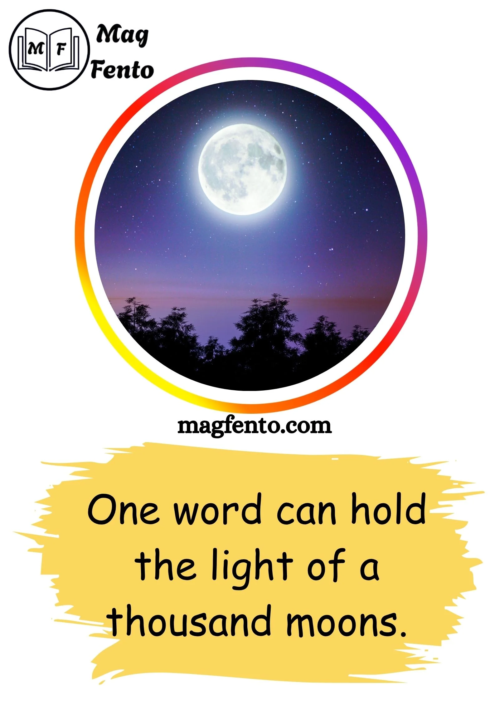 Moon Captions for Instagram