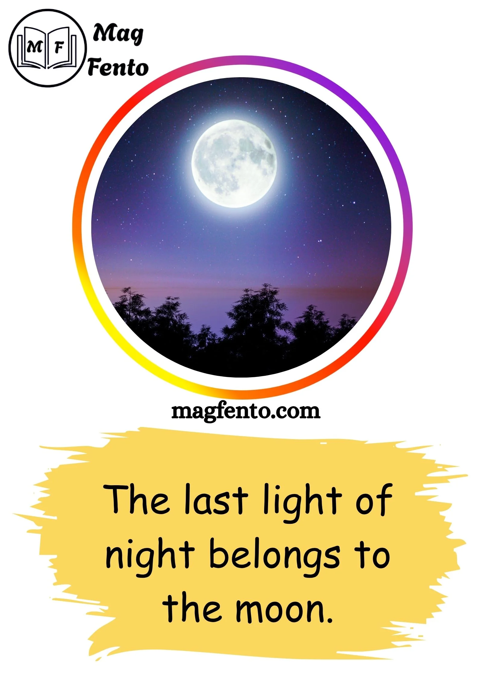 Moon Captions for Instagram