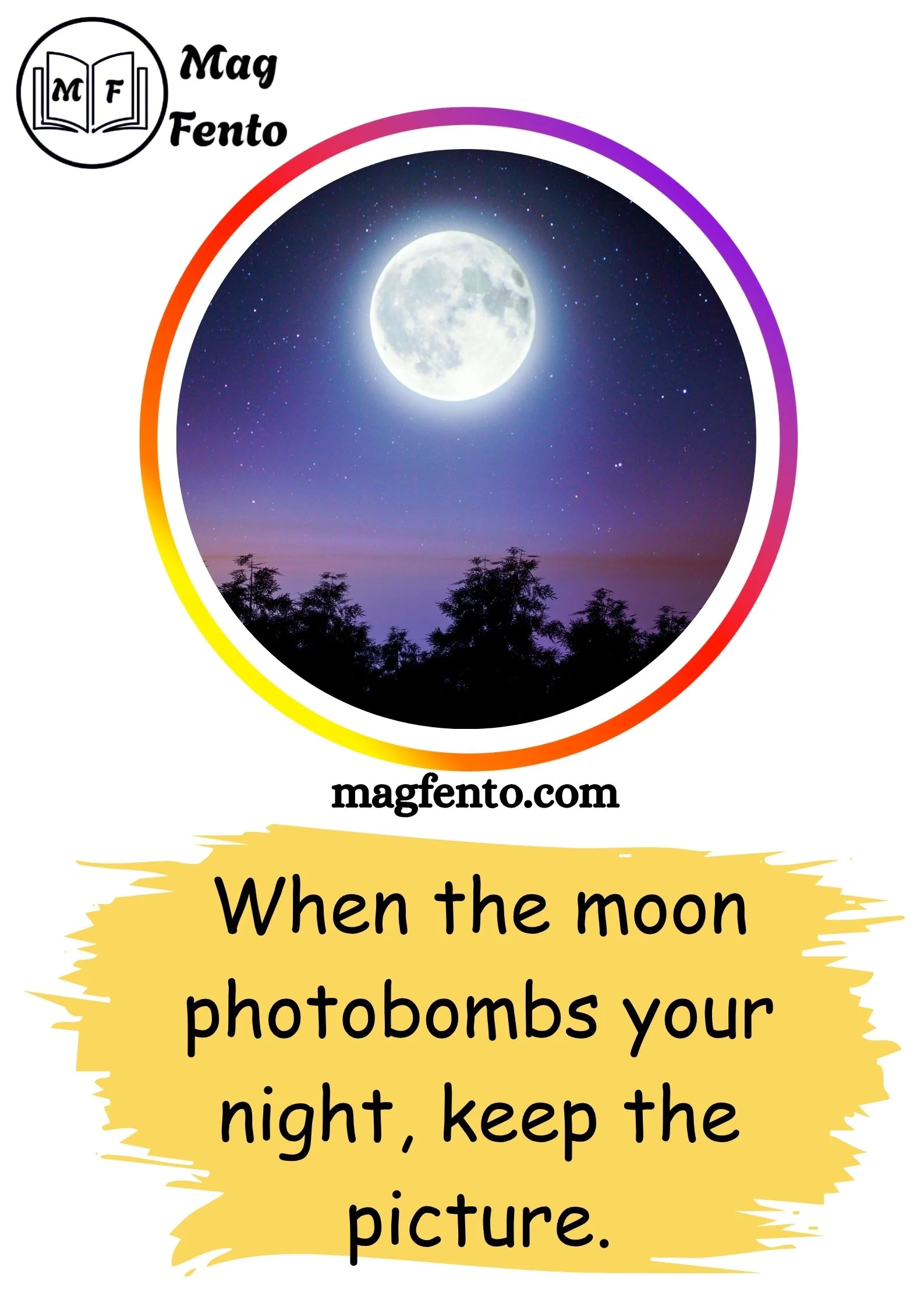 Moon Captions for Instagram