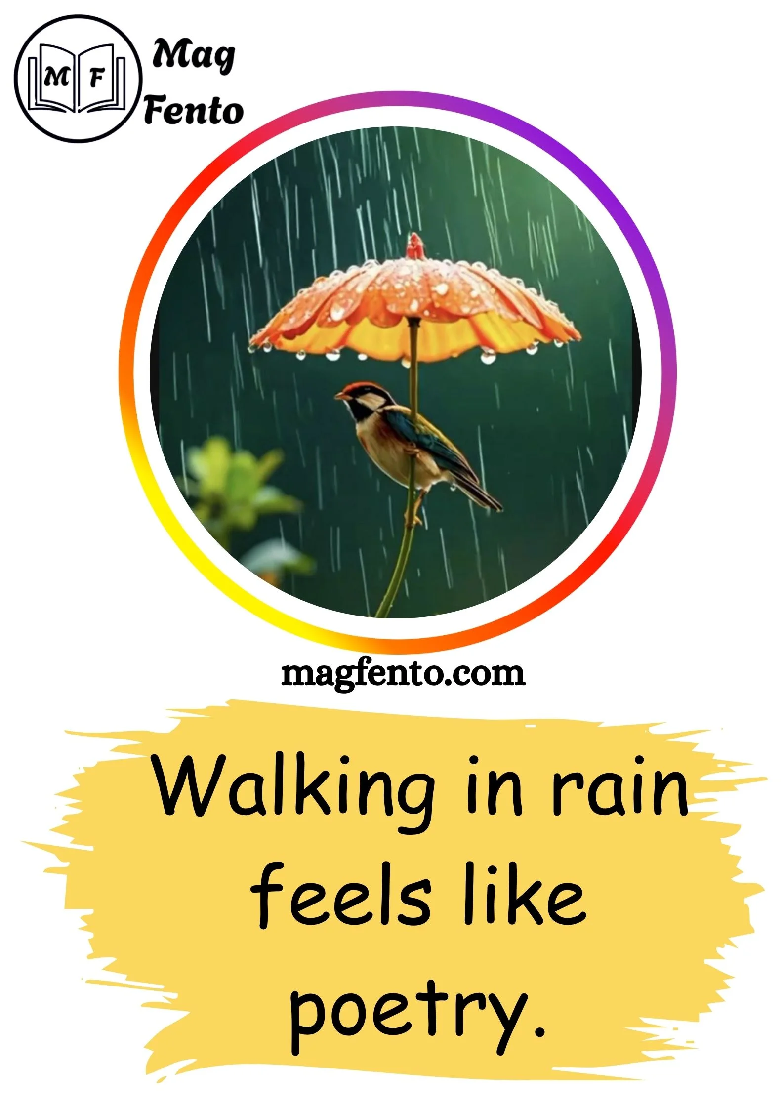 Rainy Captions for Instagram