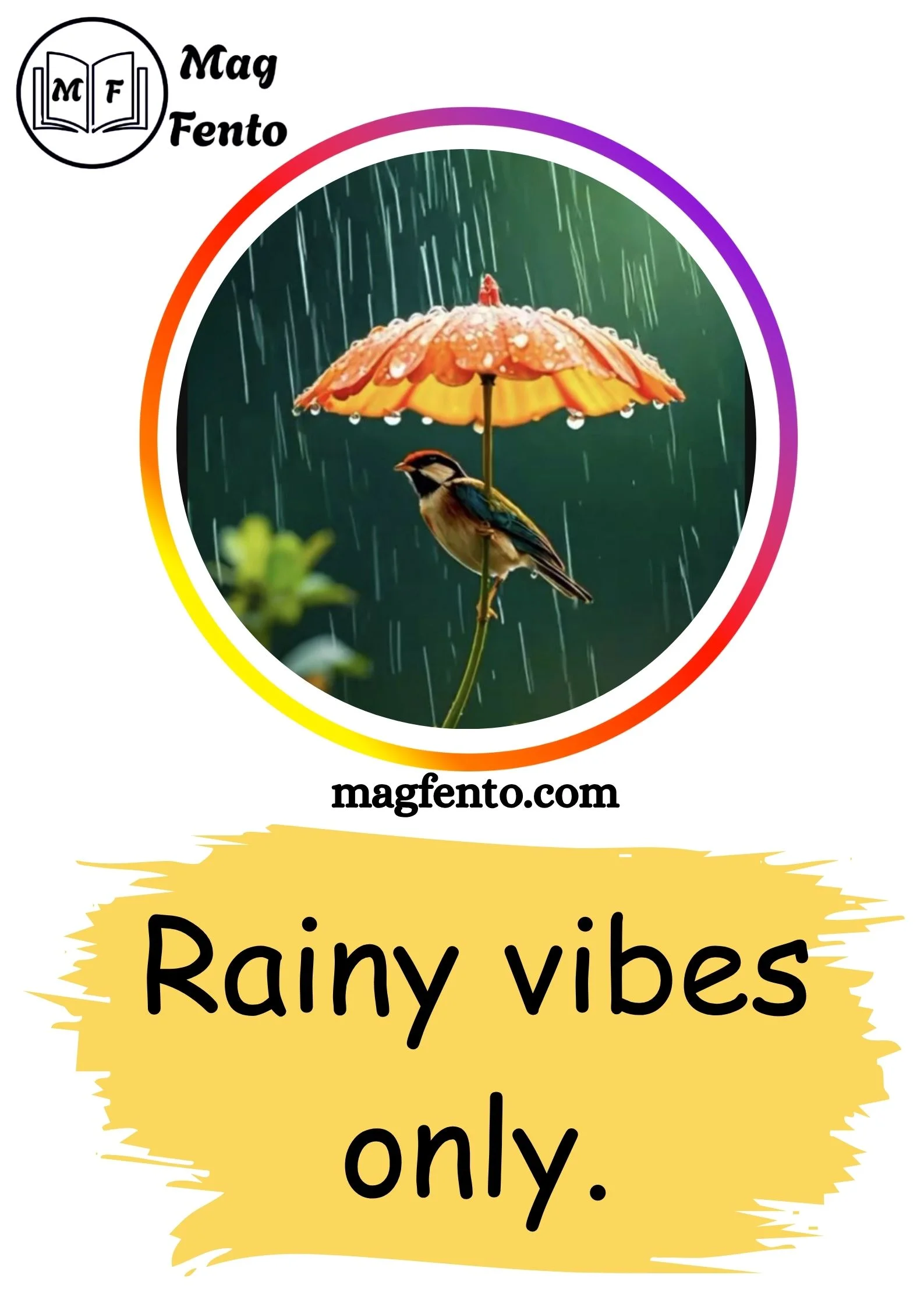 Rainy Captions for Instagram