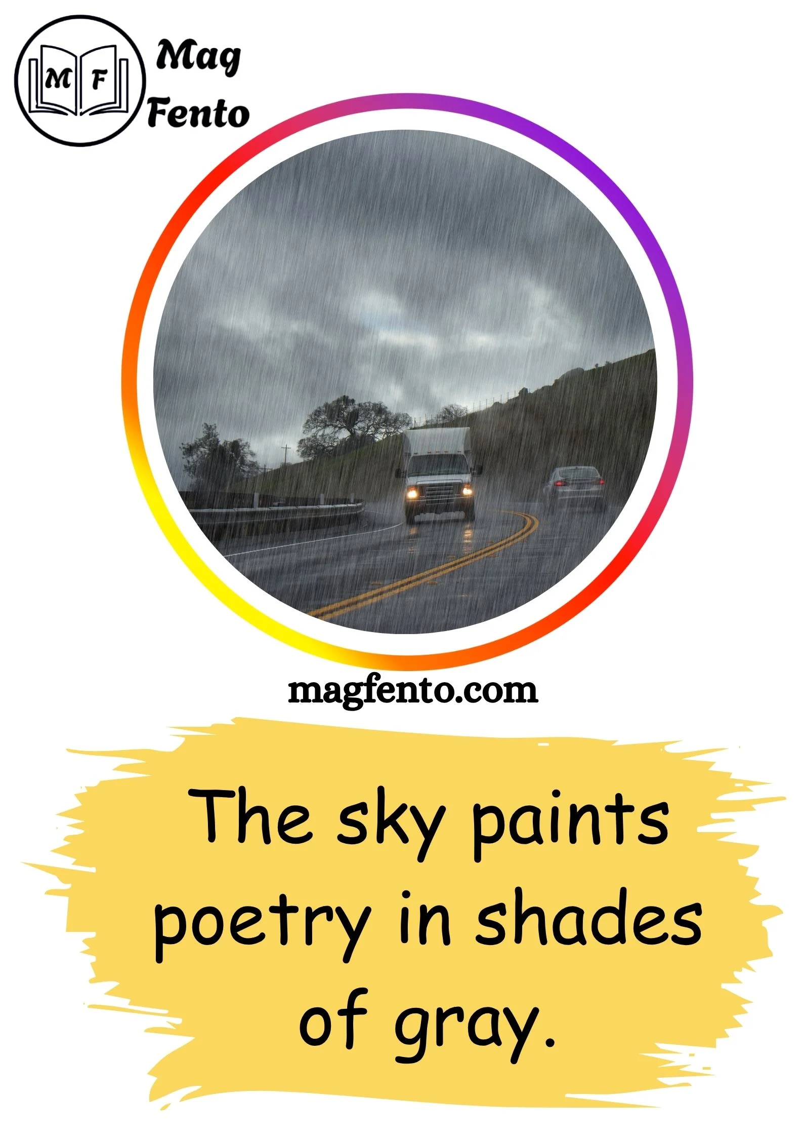 Rainy Clouds Captions for Instagram