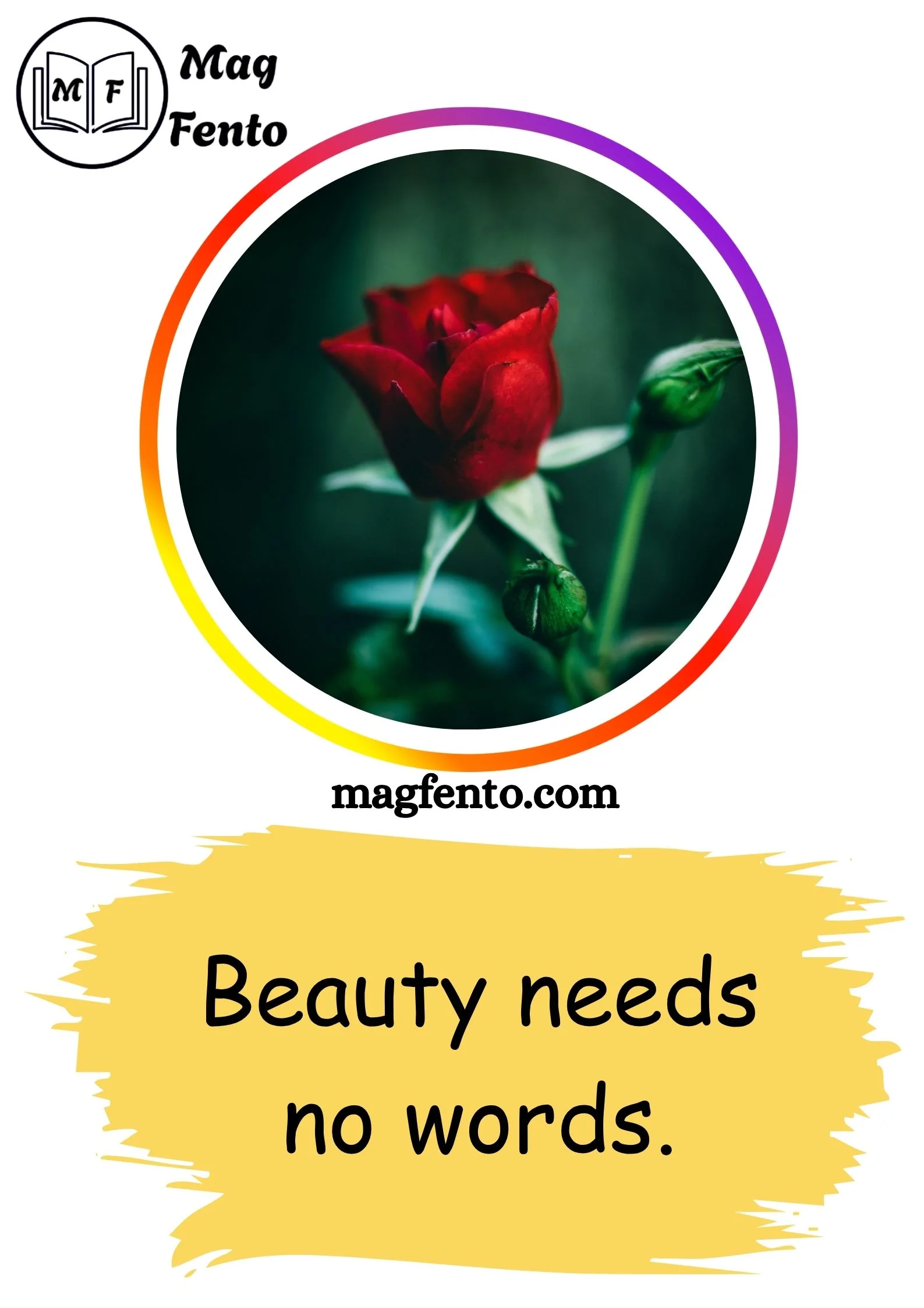 Rose Captions for Instagram