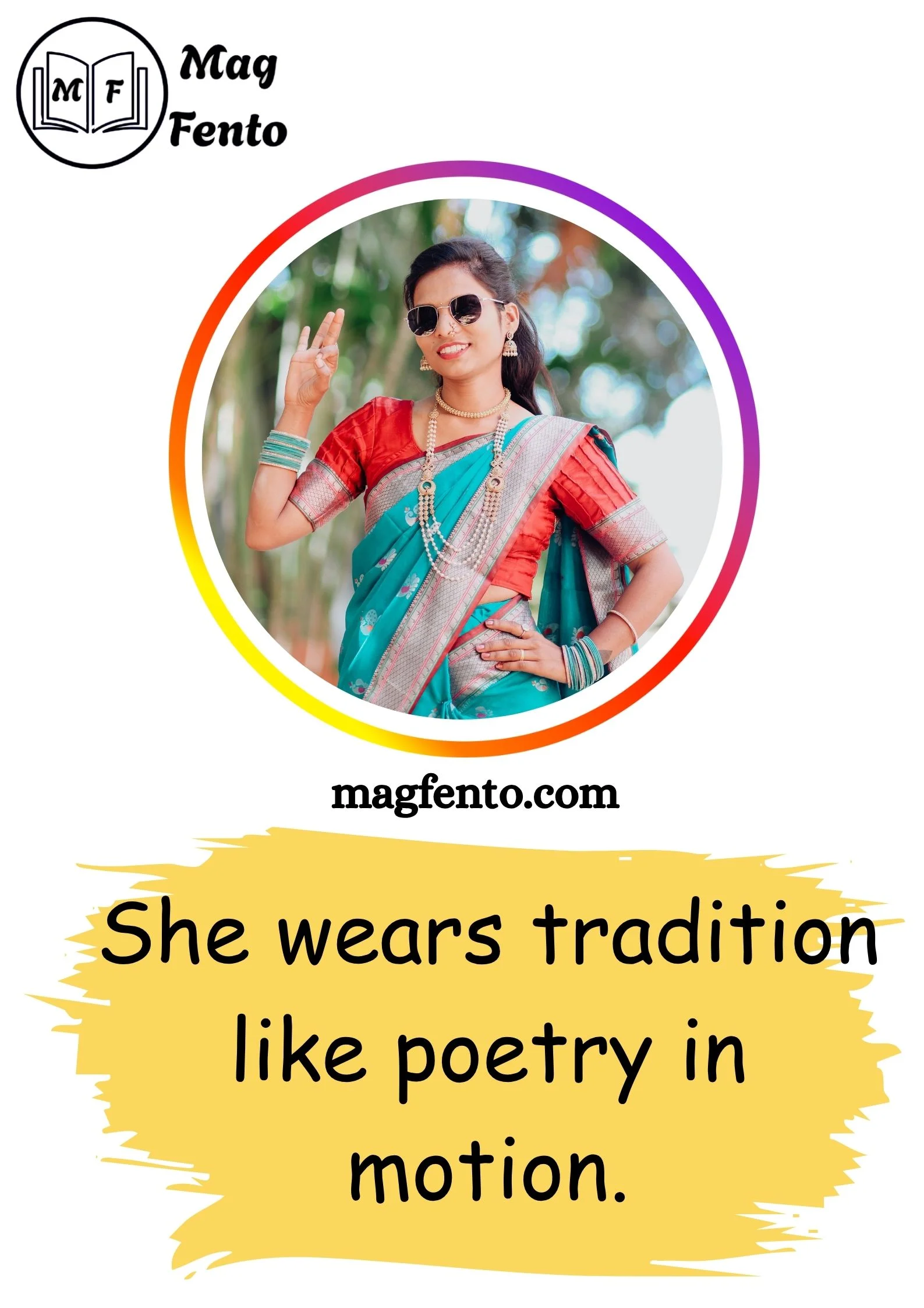 Saree Captions for Instagram
