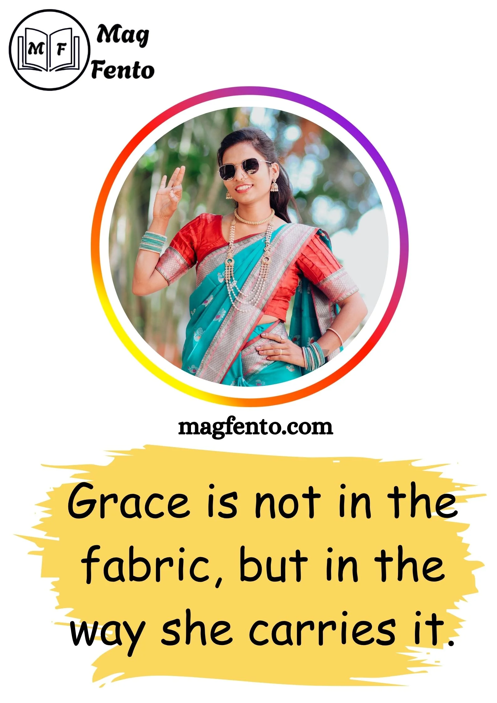 Saree Captions for Instagram