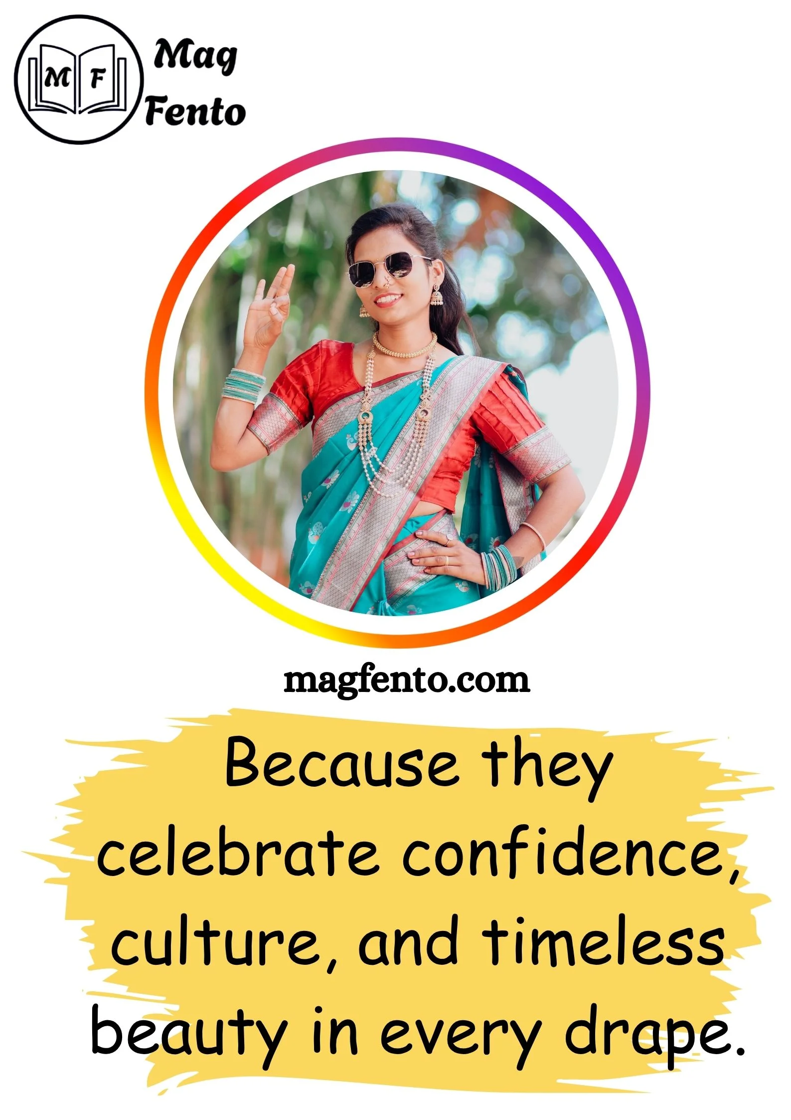 Saree Captions for Instagram