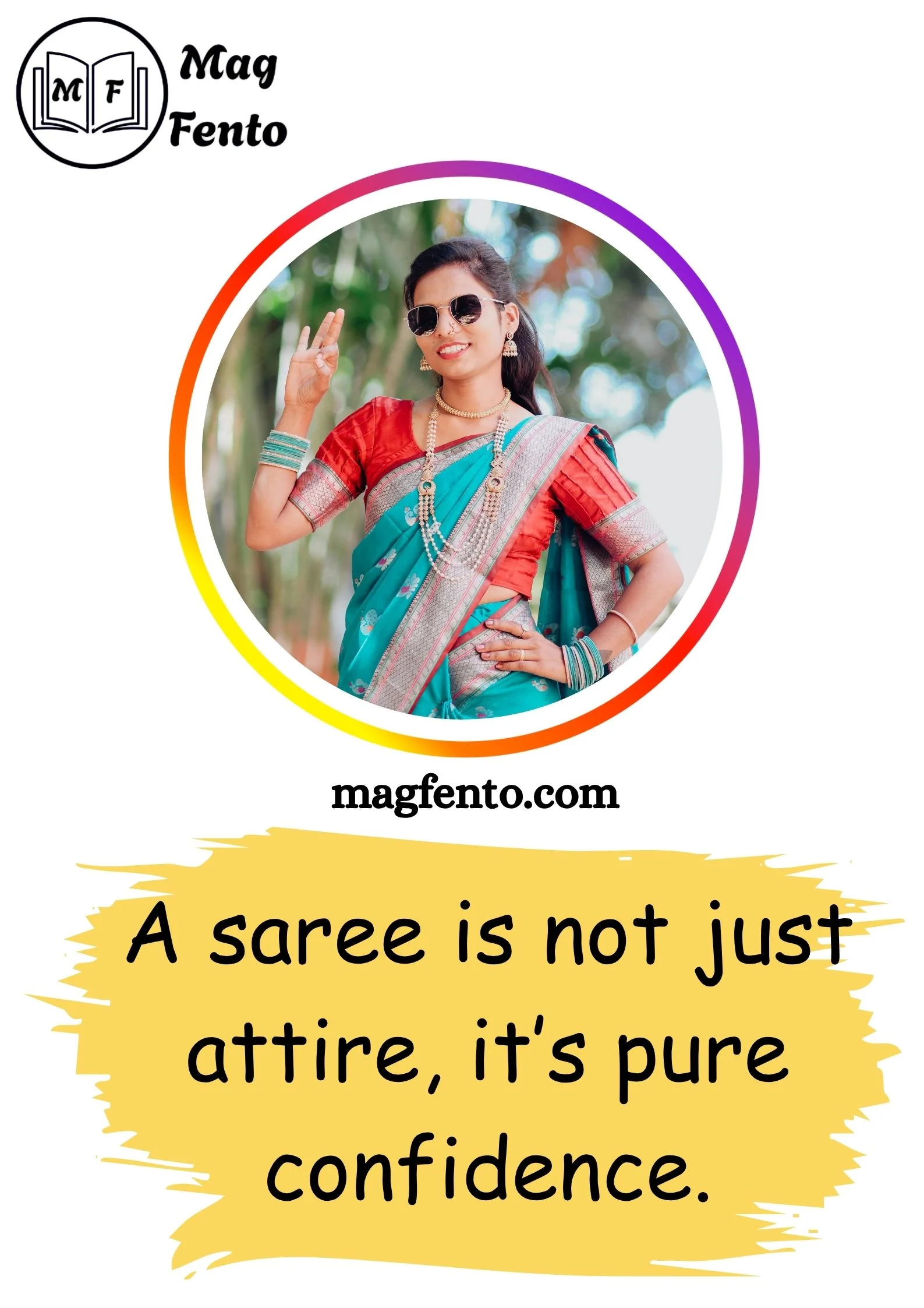 Saree Captions for Instagram