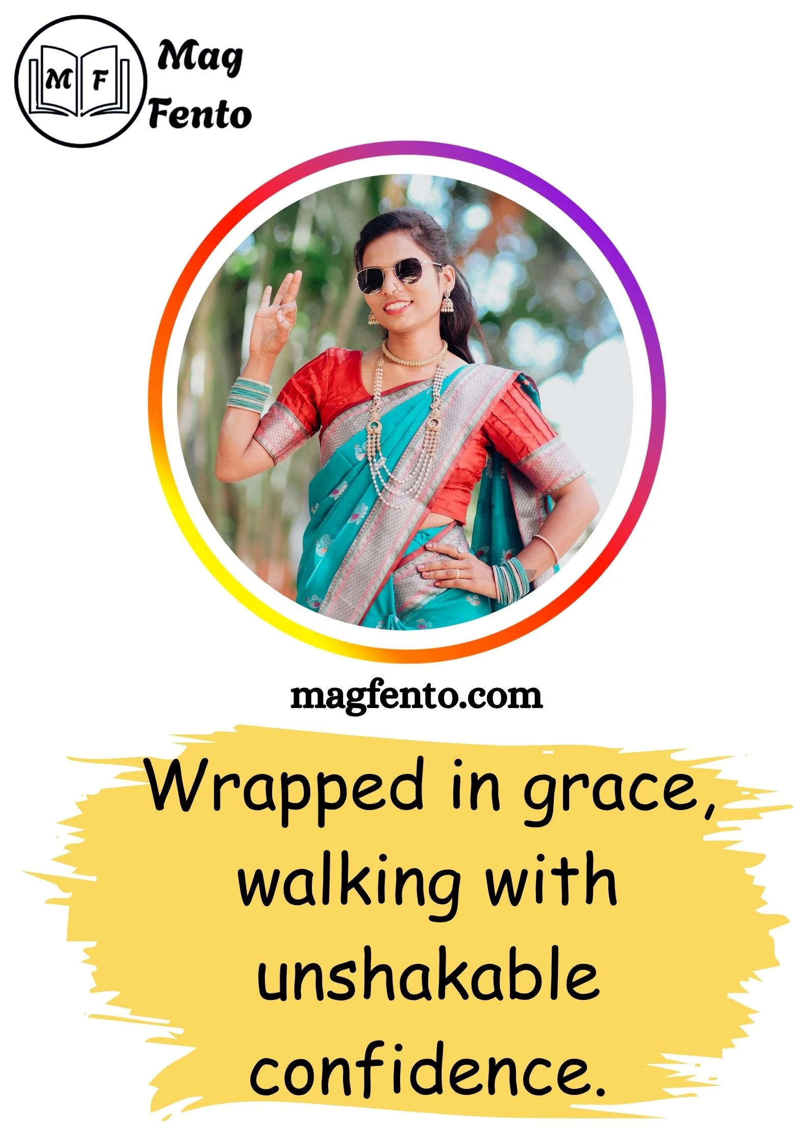 Saree Captions for Instagram