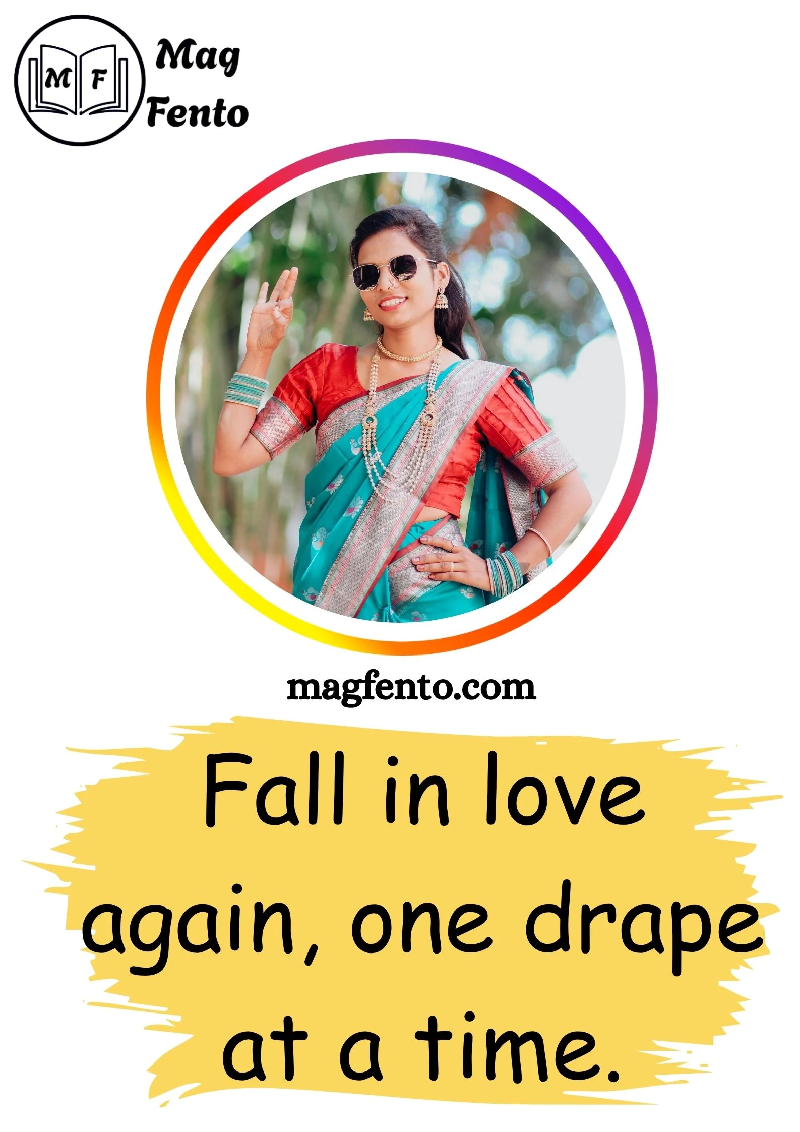 Saree Captions for Instagram