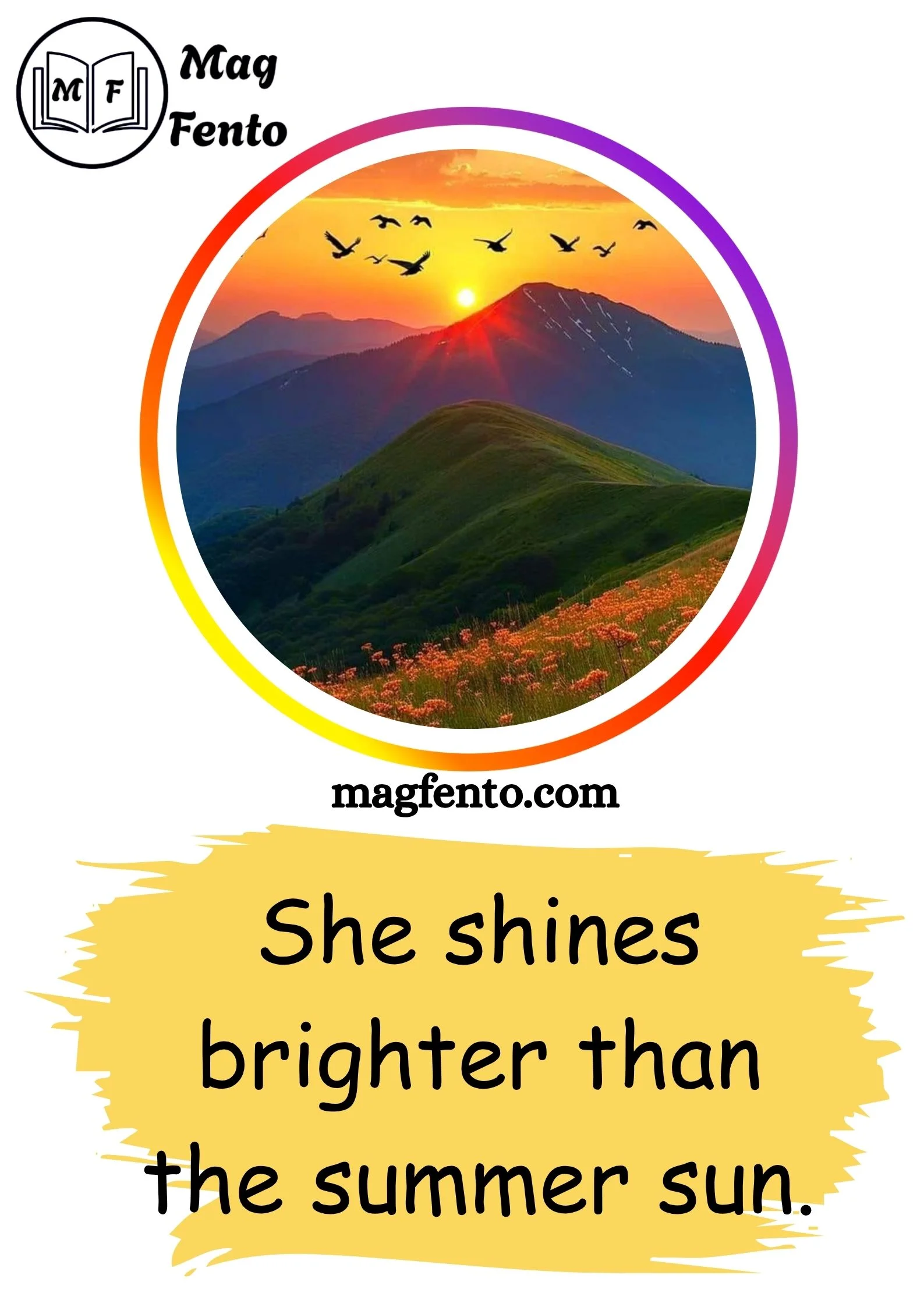 Sunshine Captions for Instagram