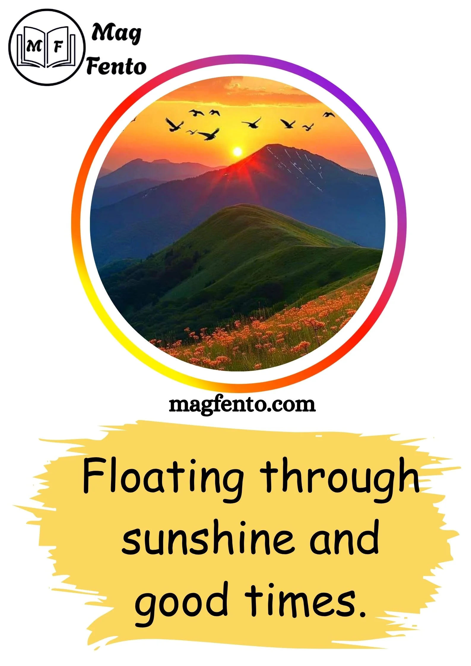 Sunshine Captions for Instagram