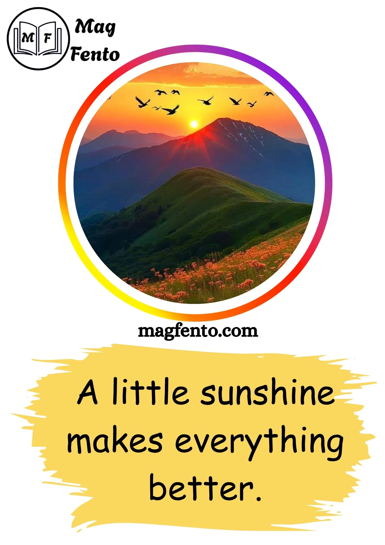 Sunshine Captions for Instagram