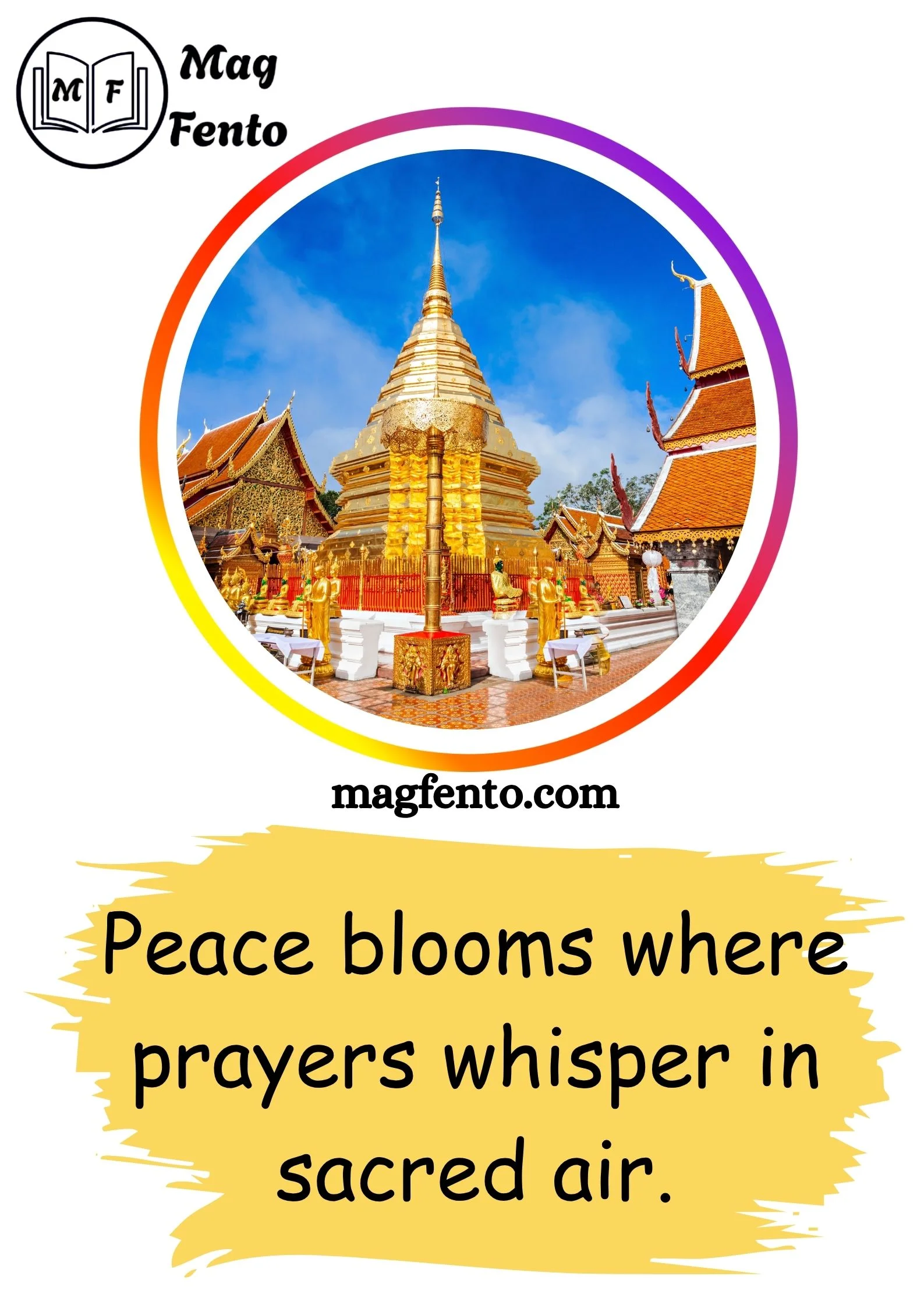 Temple captions for Instagram