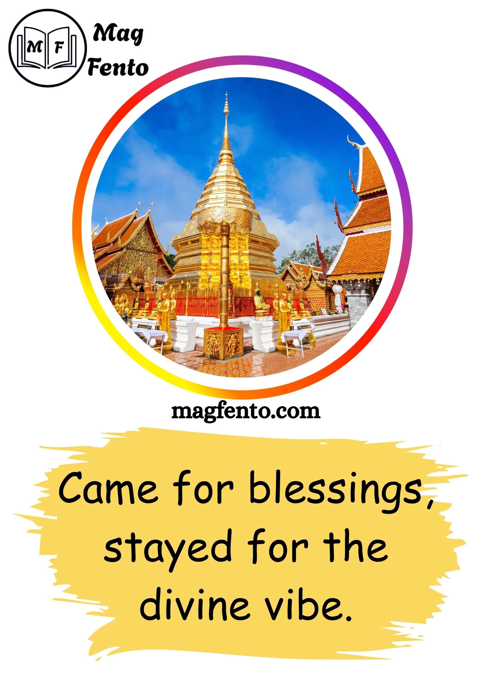 Temple captions for Instagram