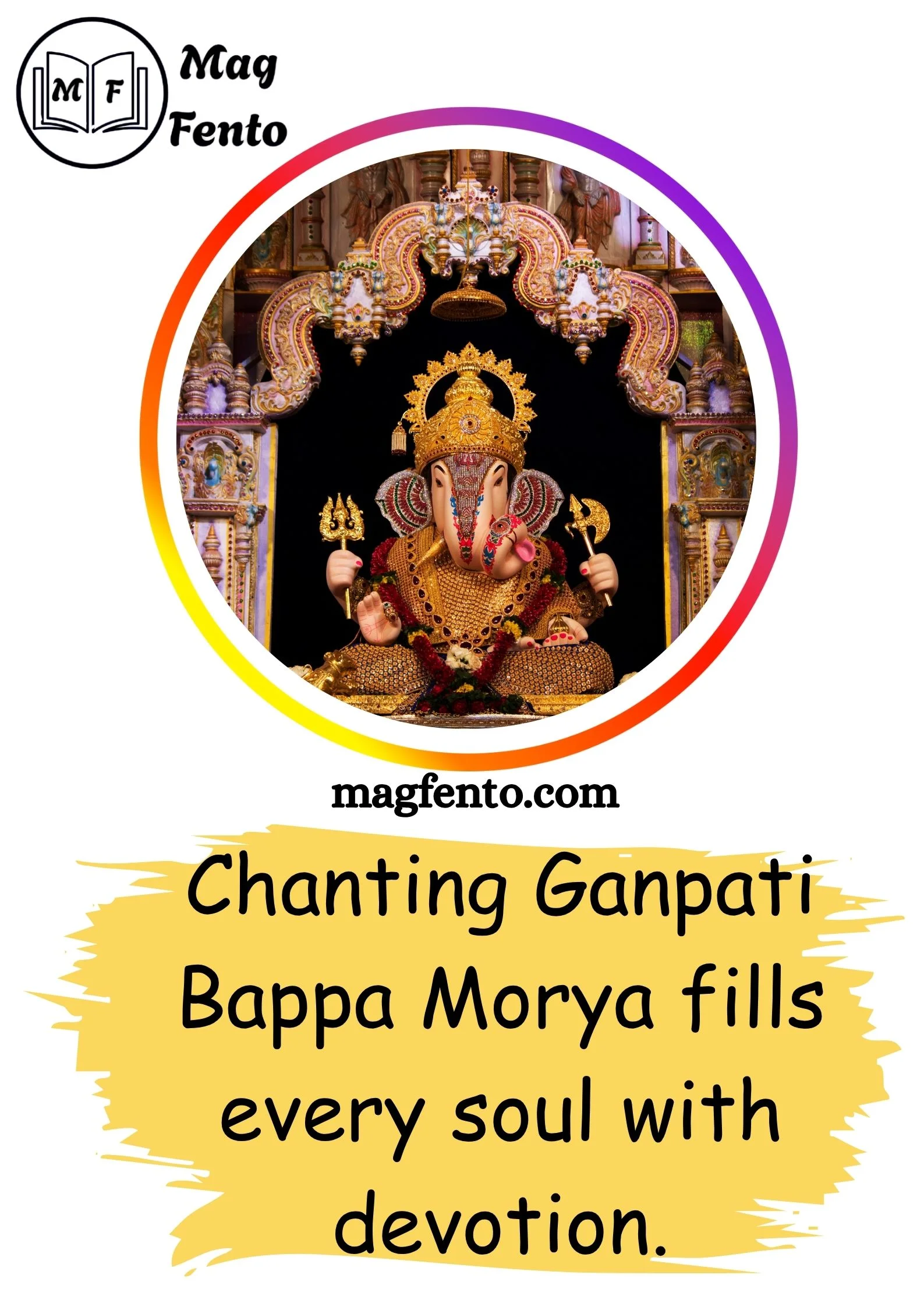 Top Ganpati Bappa Captions for Instagram