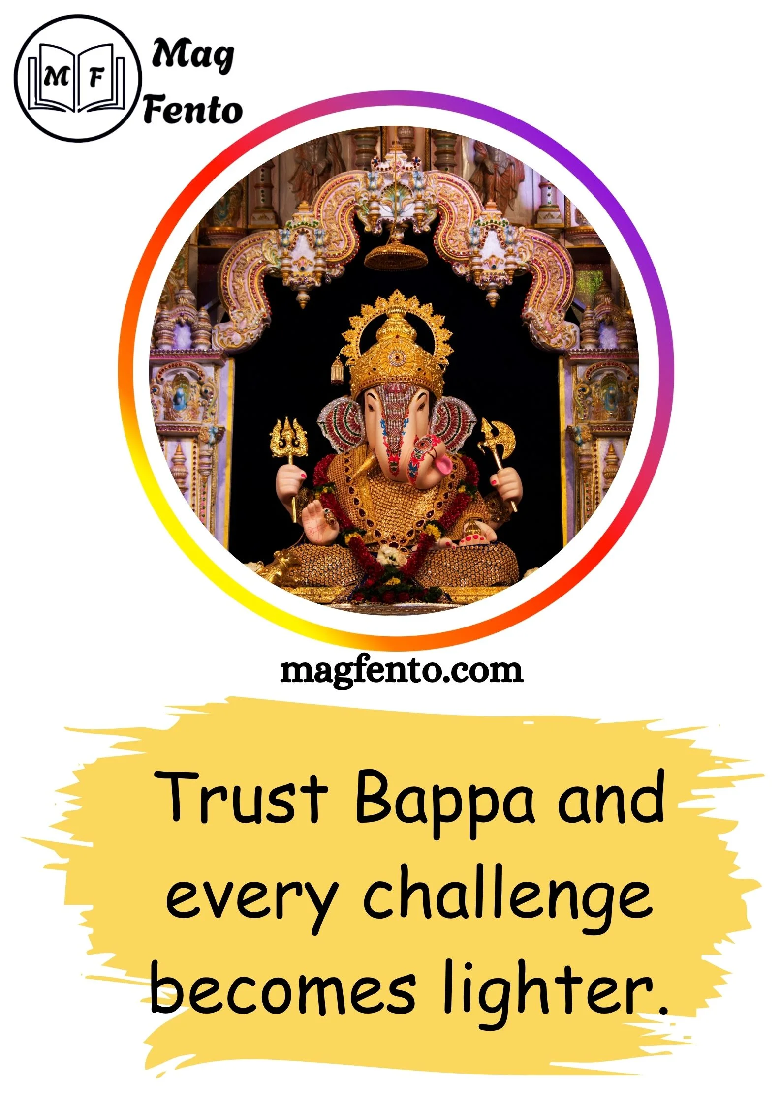 Top Ganpati Bappa Captions for Instagram
