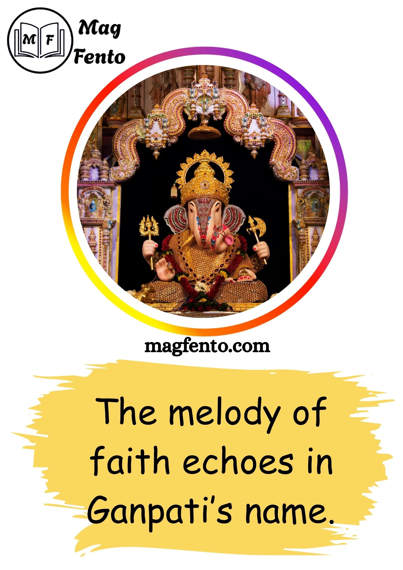 Top Ganpati Bappa Captions for Instagram