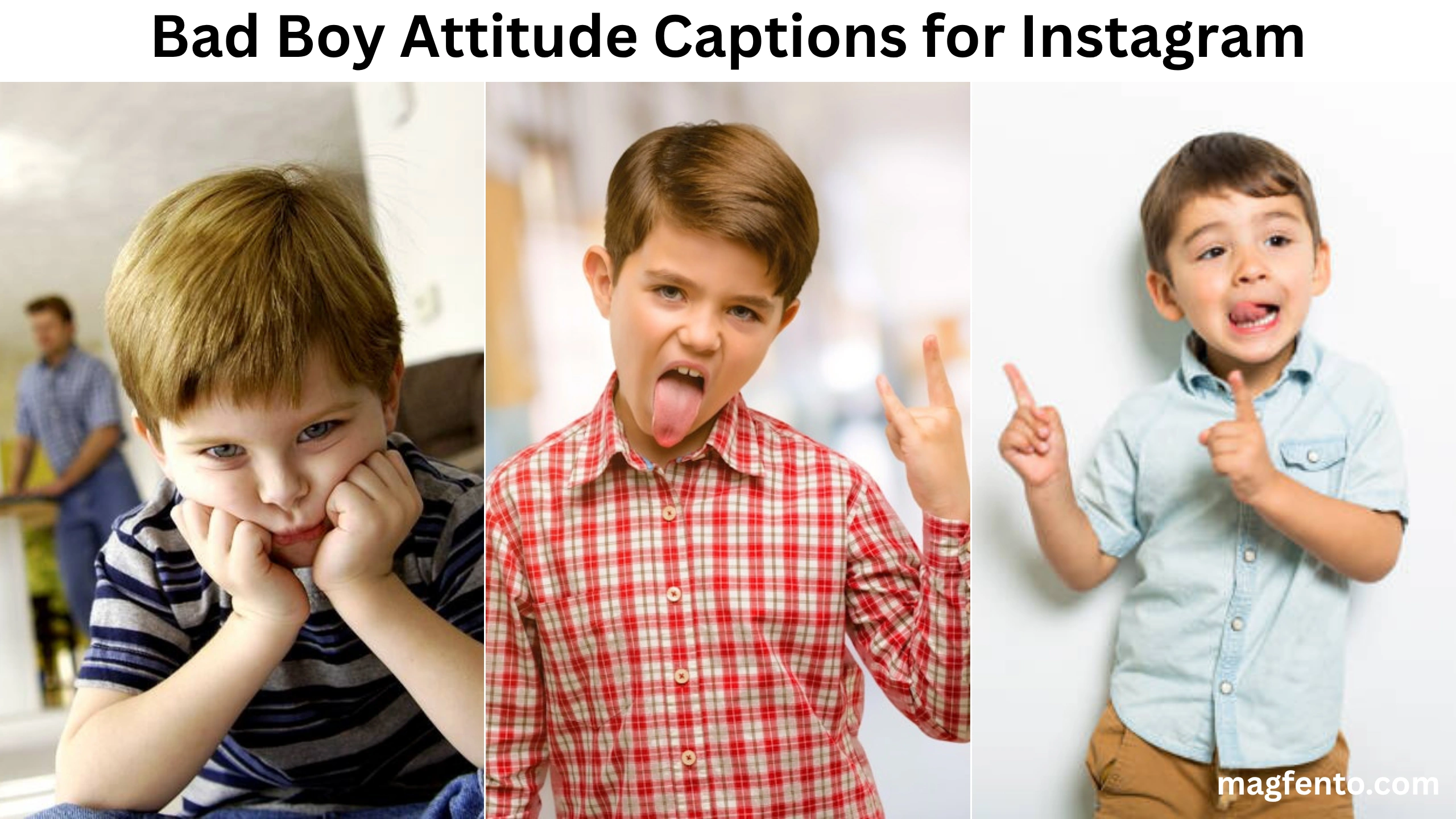 bad boy attitude captions for Instagram