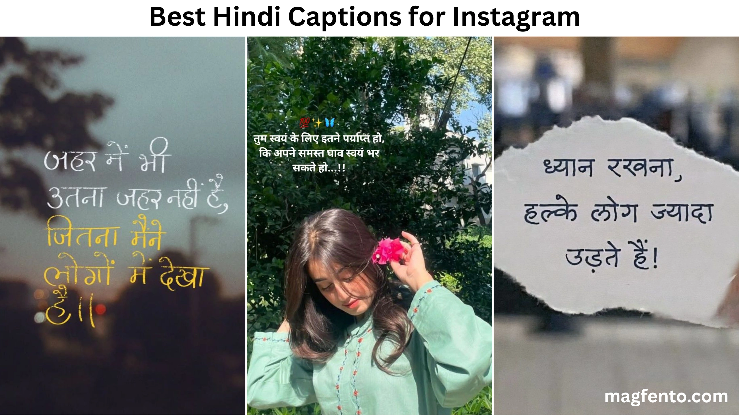 best hindi captions for Instagram