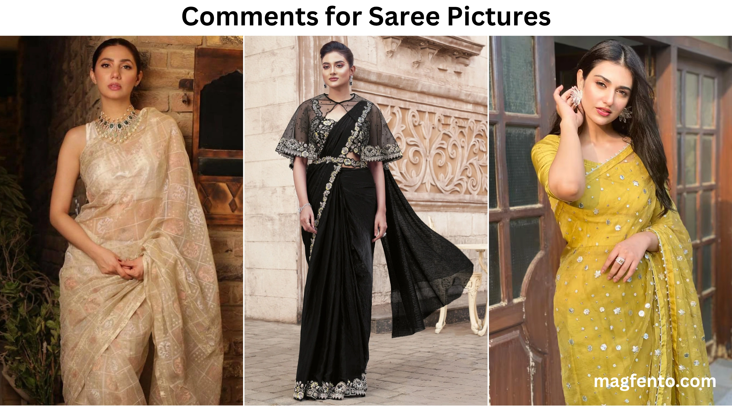 comments for saree pictures