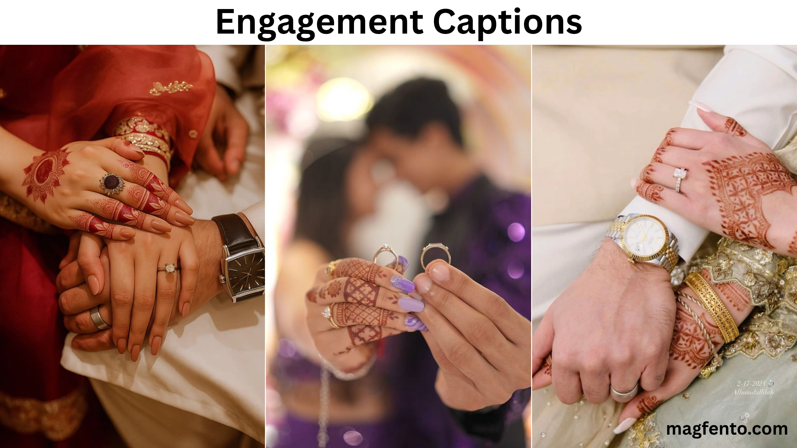 engagement captions