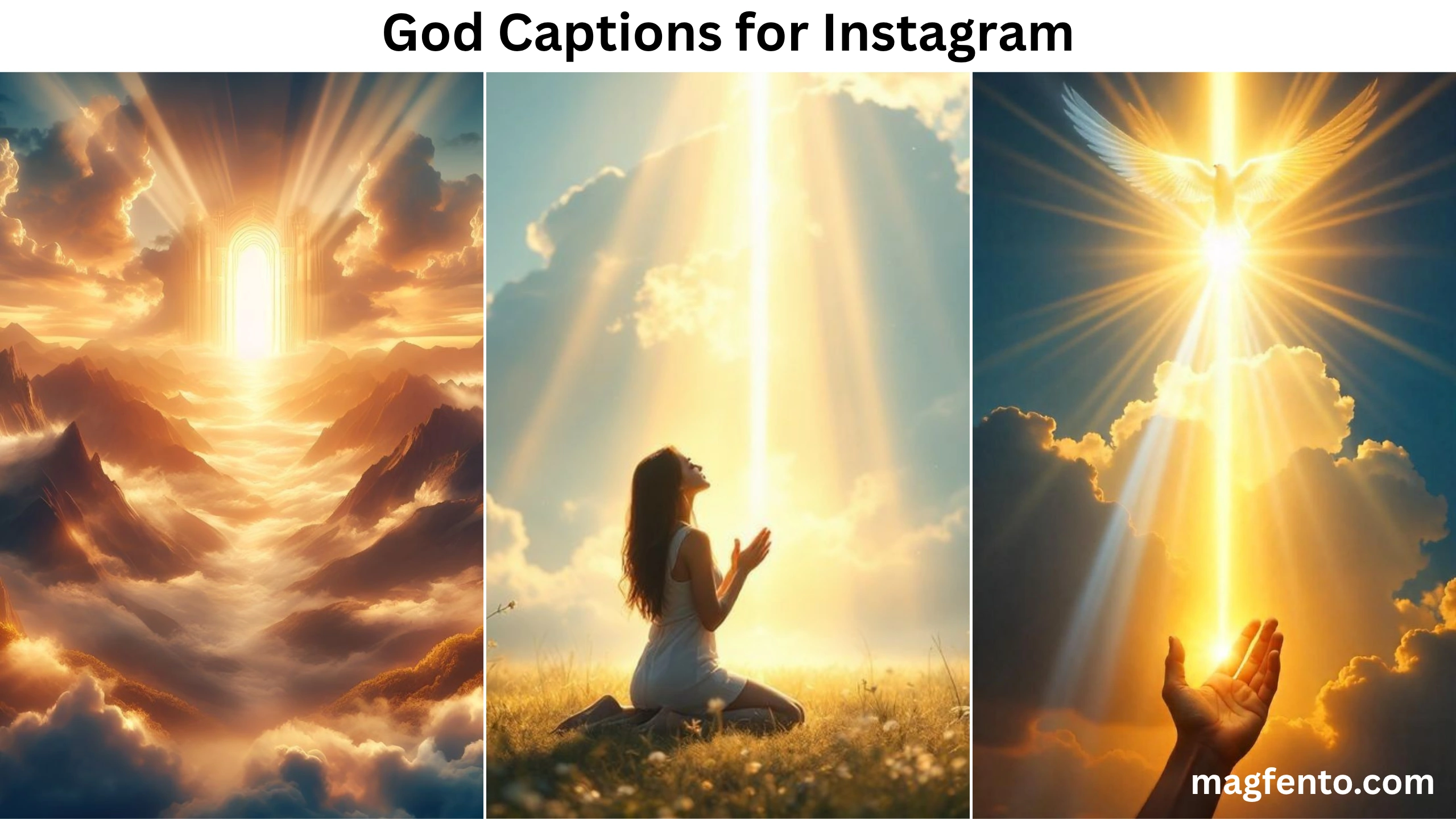 god captions for Instagram