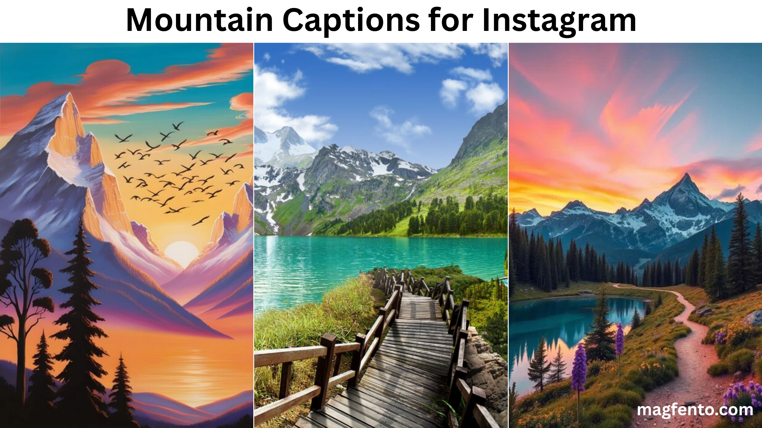 mountain captions for Instagram
