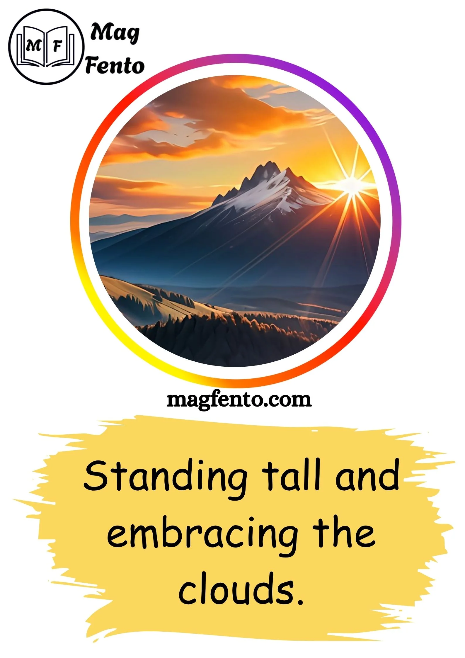 Mountain Captions for Instagram