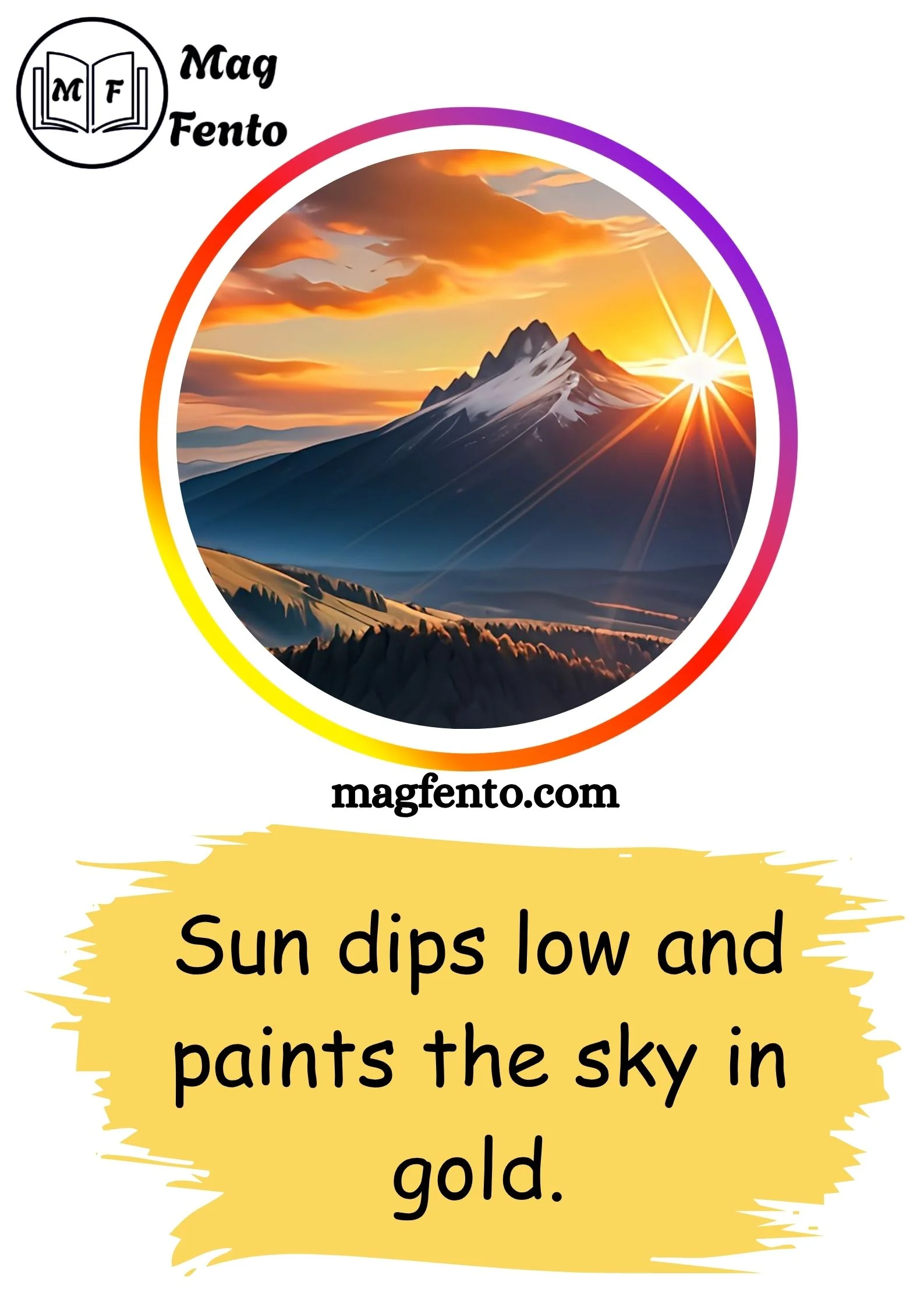 Mountain Captions for Instagram