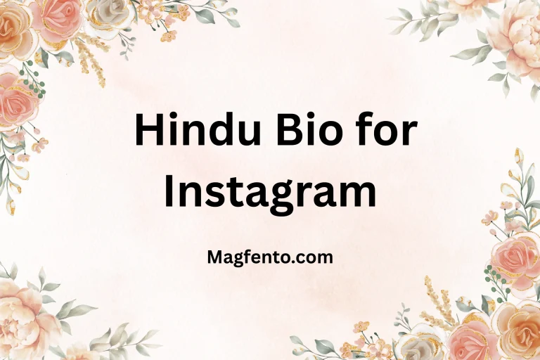 Hindu Bio for Instagram