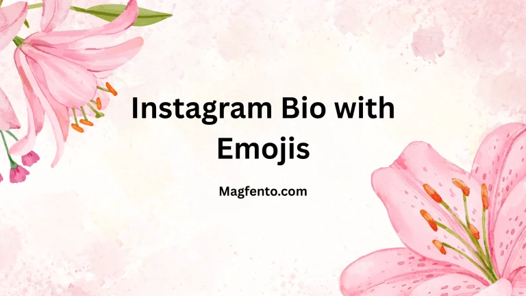Instagram Bio with Emojis