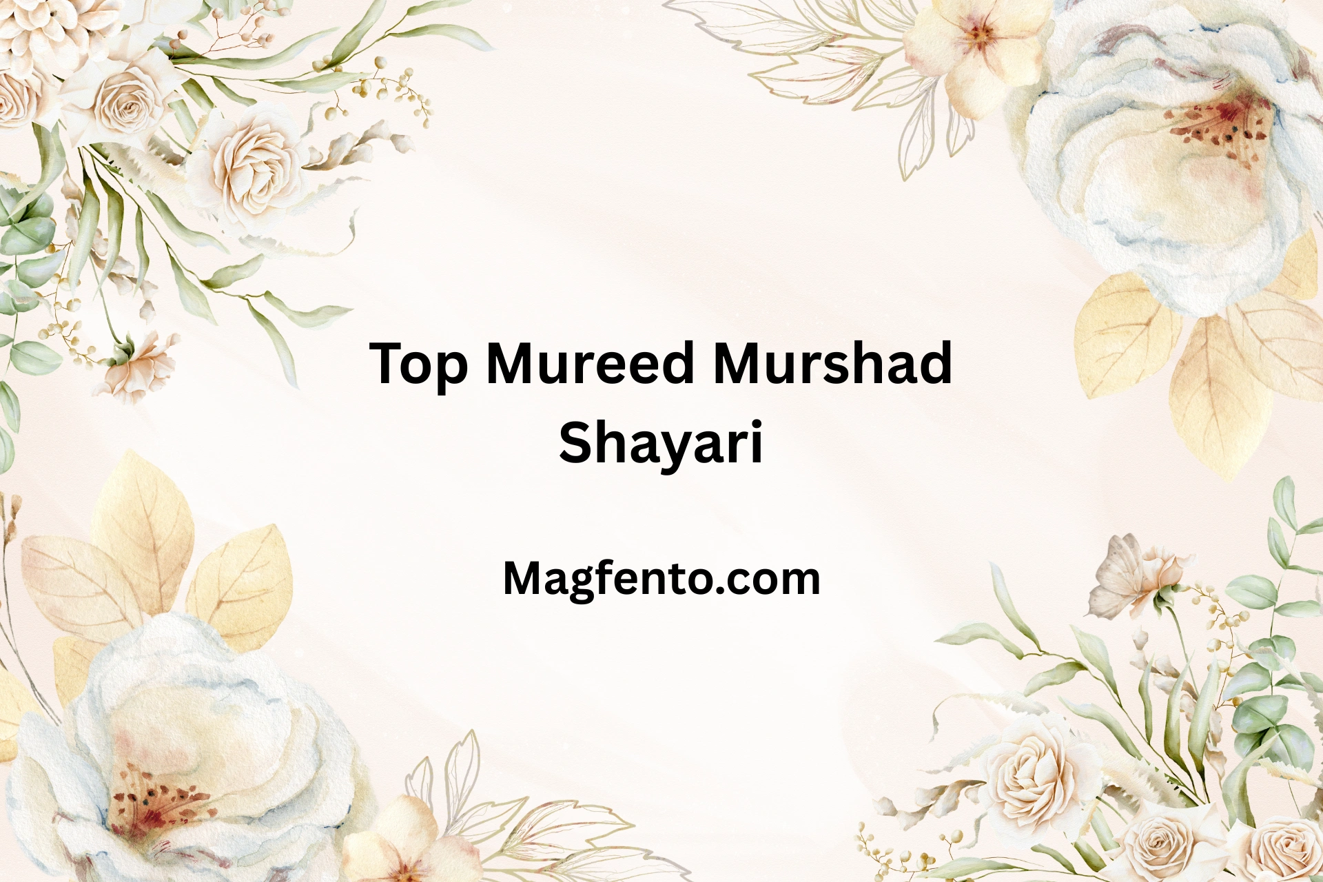 Top Mureed Murshad Shayari