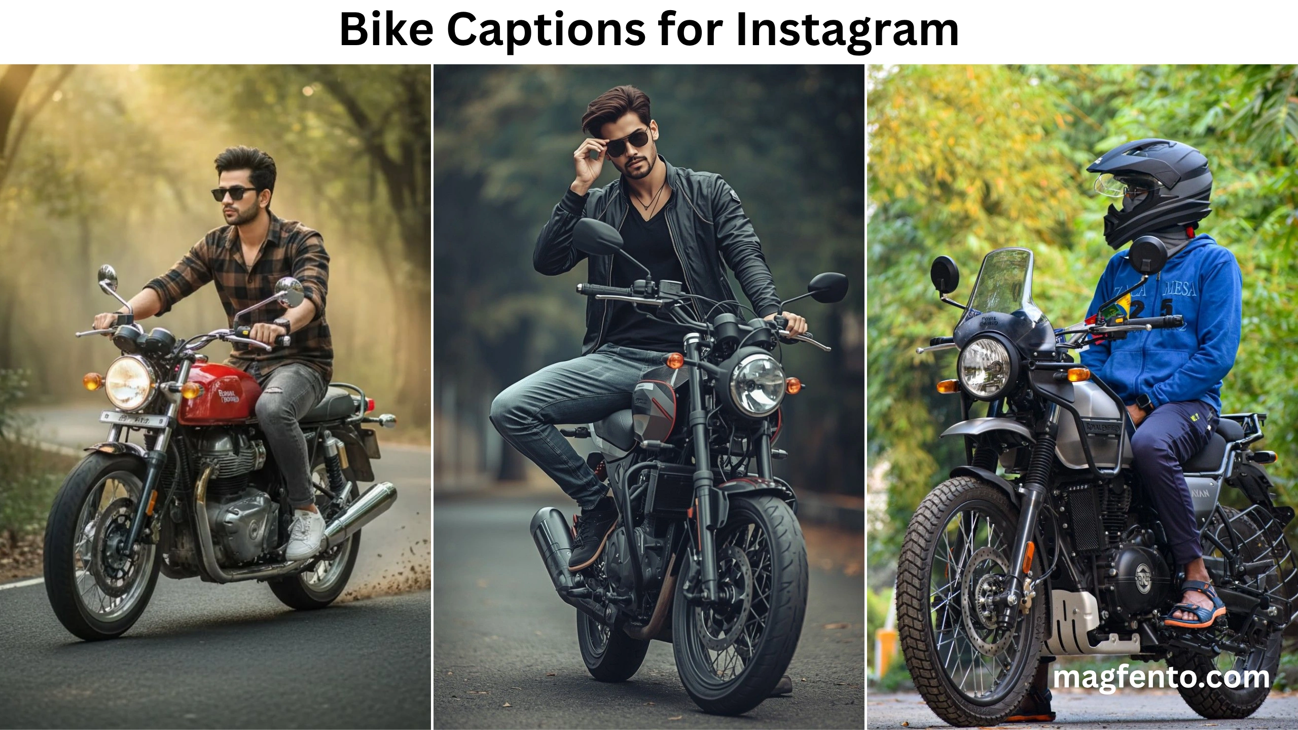 bike captions for Instagram